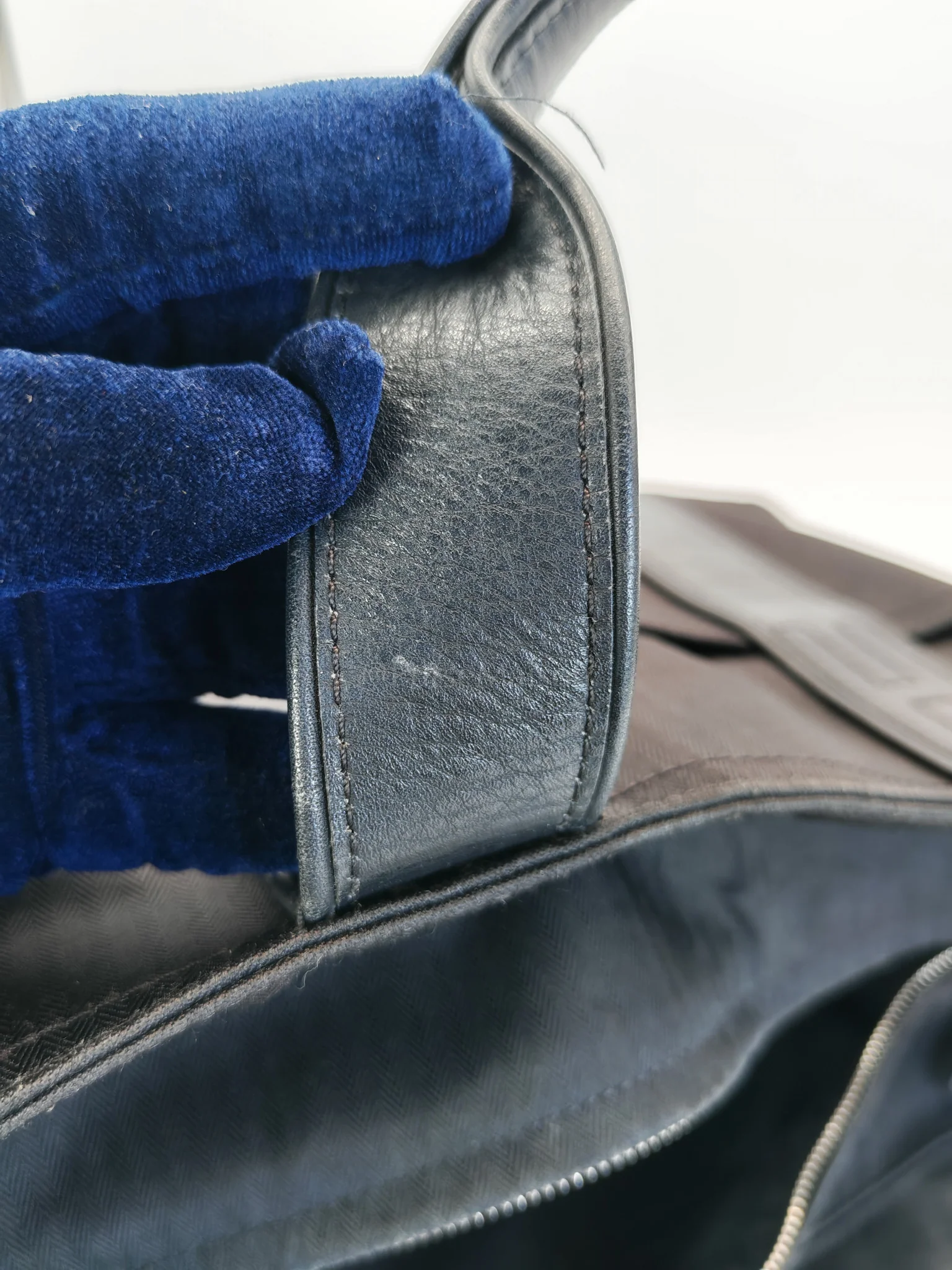 Hermes Acapulco PM in Black Canvas Vintage Handbag - Image 33