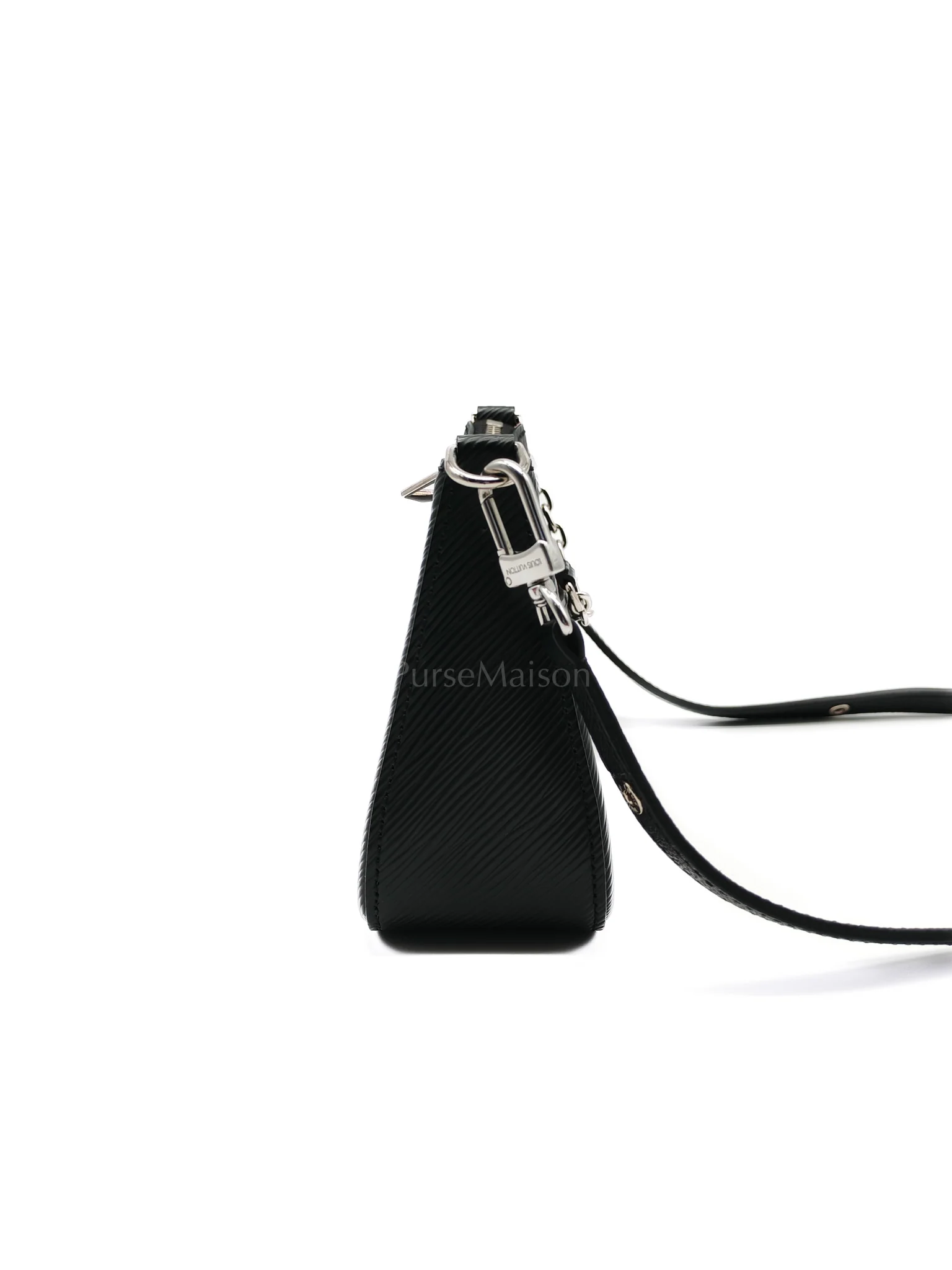 Louis Vuitton Marellini in Black Epi Leather Shoulder Bag ( Microchip) - Image 7