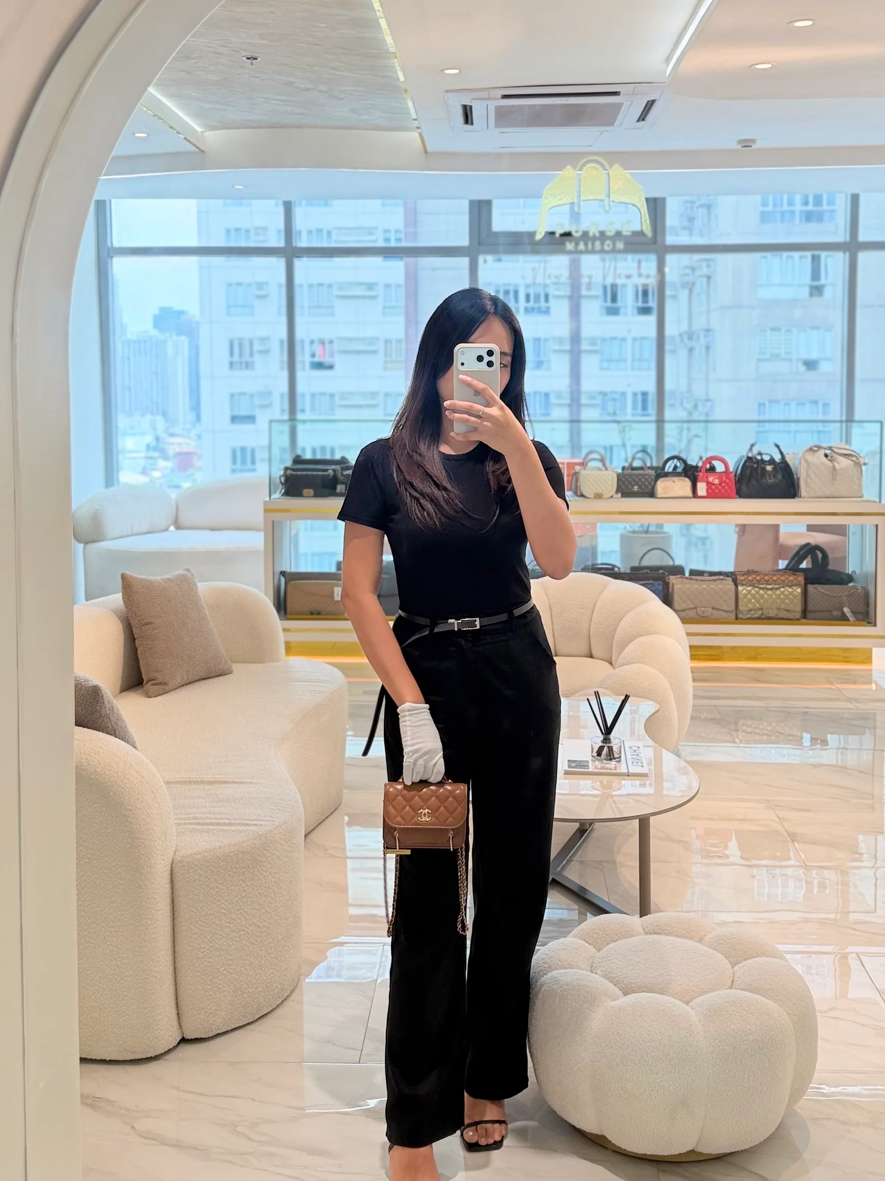 Chanel Mini Business Affinity in Caramel Light Gold Hardware (Microchip) - Image 27