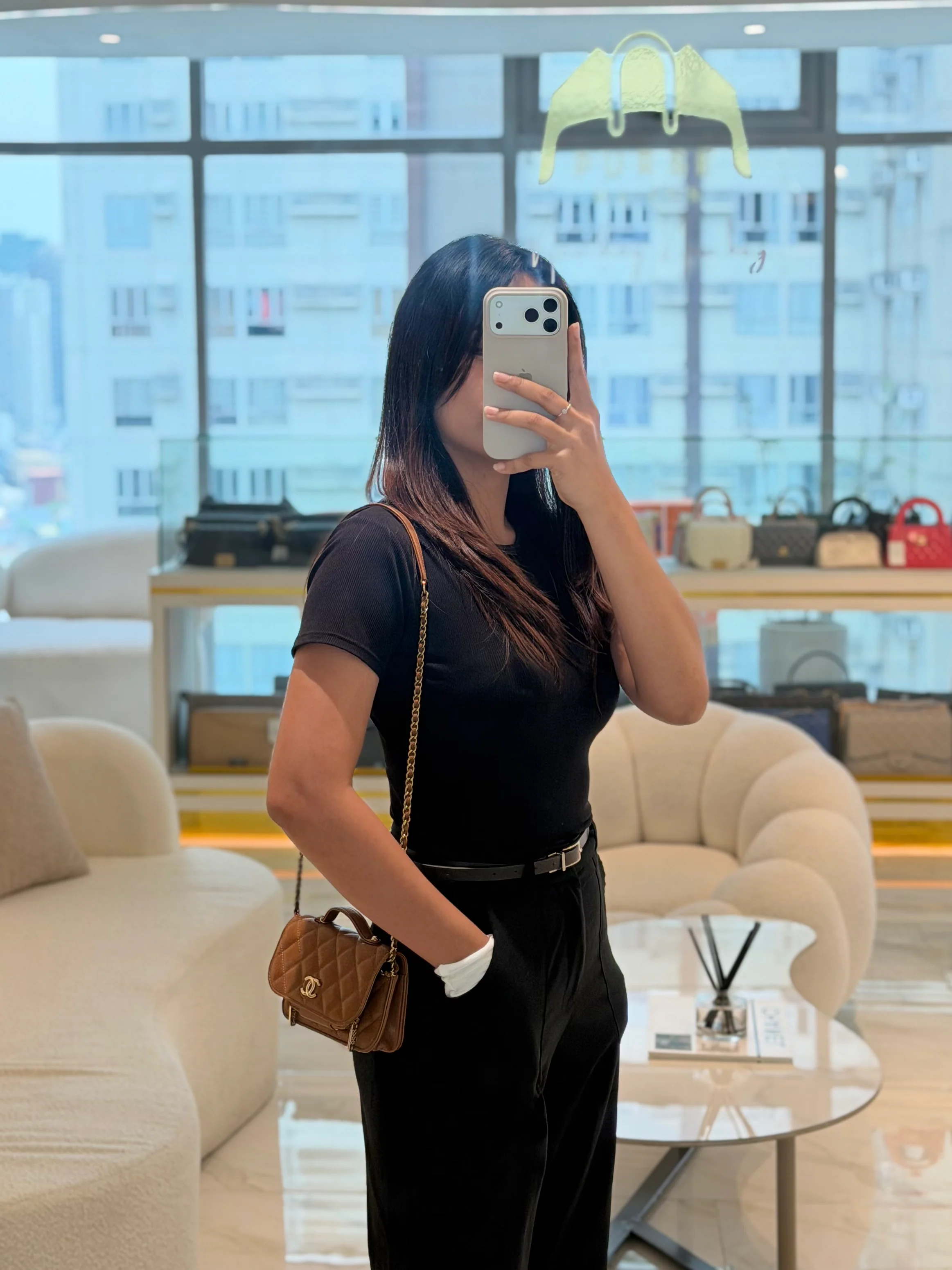 Chanel Mini Business Affinity in Caramel Light Gold Hardware (Microchip) - Image 28