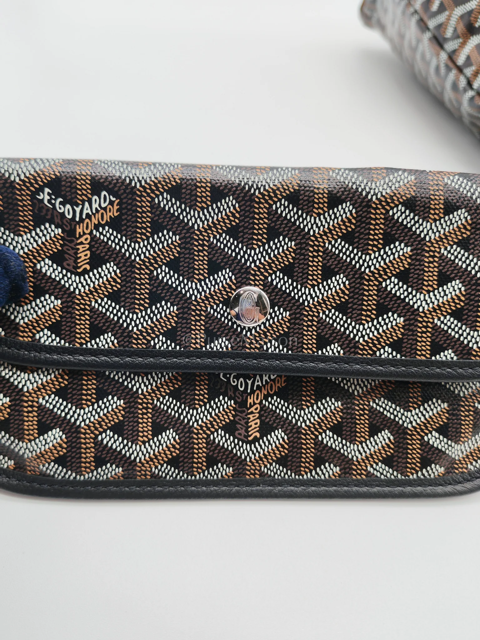 Goyard Boheme PM in Black Coeur Goyardine Canvas Hobo Bag - Image 17