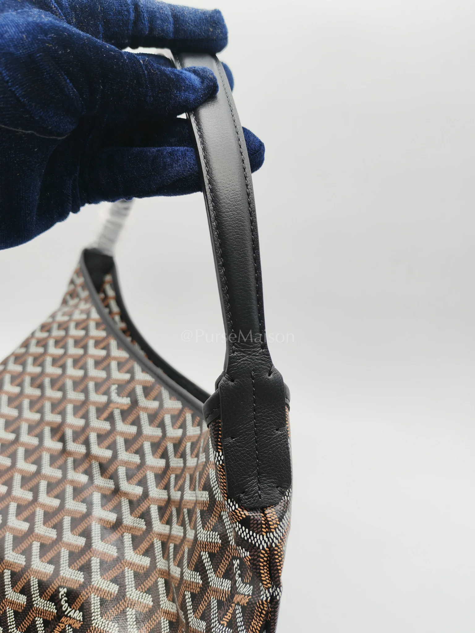 Goyard Boheme PM in Black Coeur Goyardine Canvas Hobo Bag - Image 25