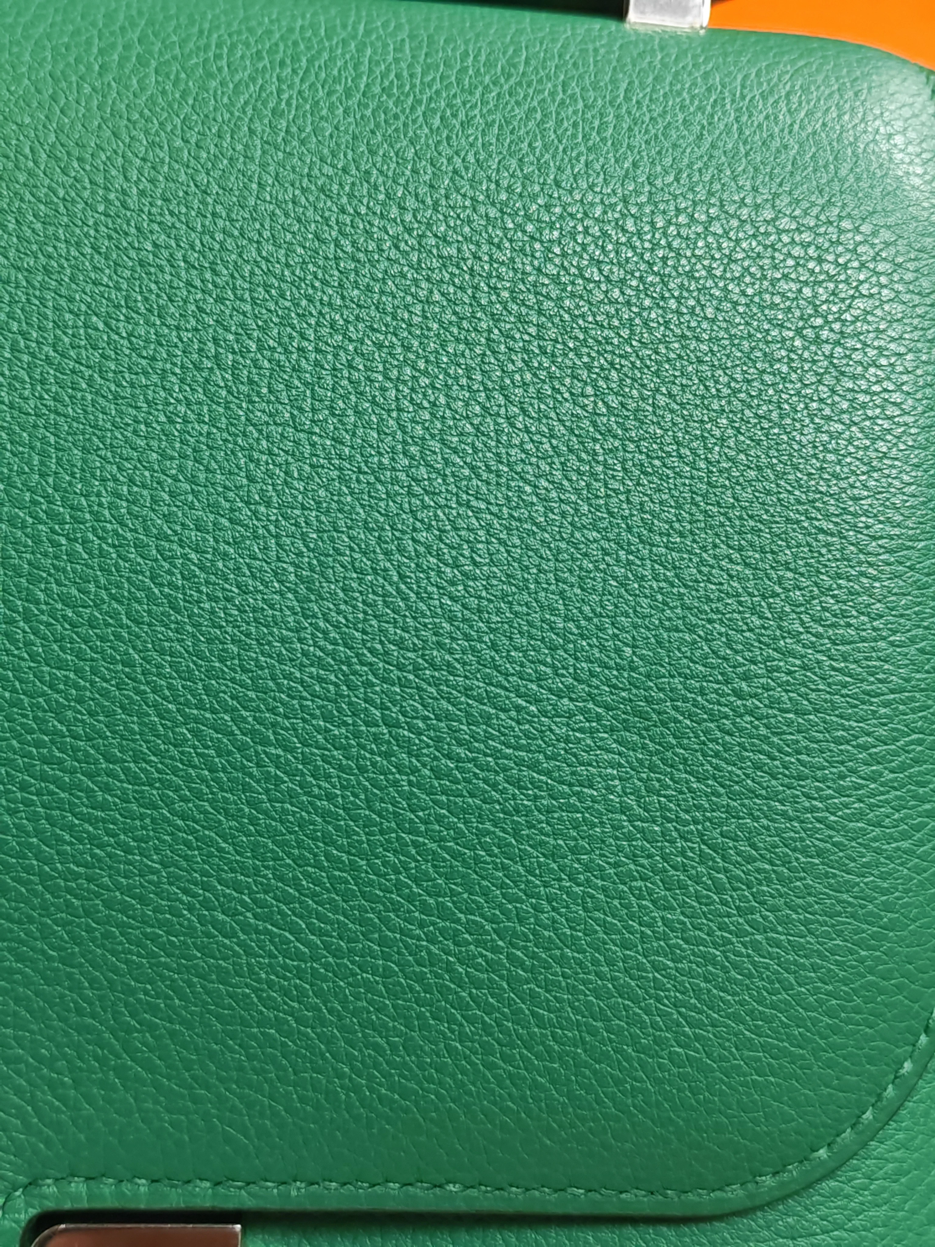 Hermes Constance 24 Vert Vertigo in Evercolor Leather and Palladium Hardware Stamp A (2017) - Image 42