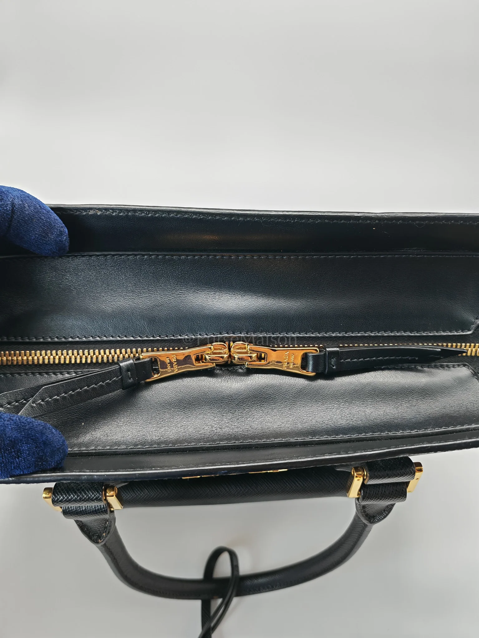 Prada 1BA189 Borsa A Mano in Black Saffiano Crossbody Bag - Image 26