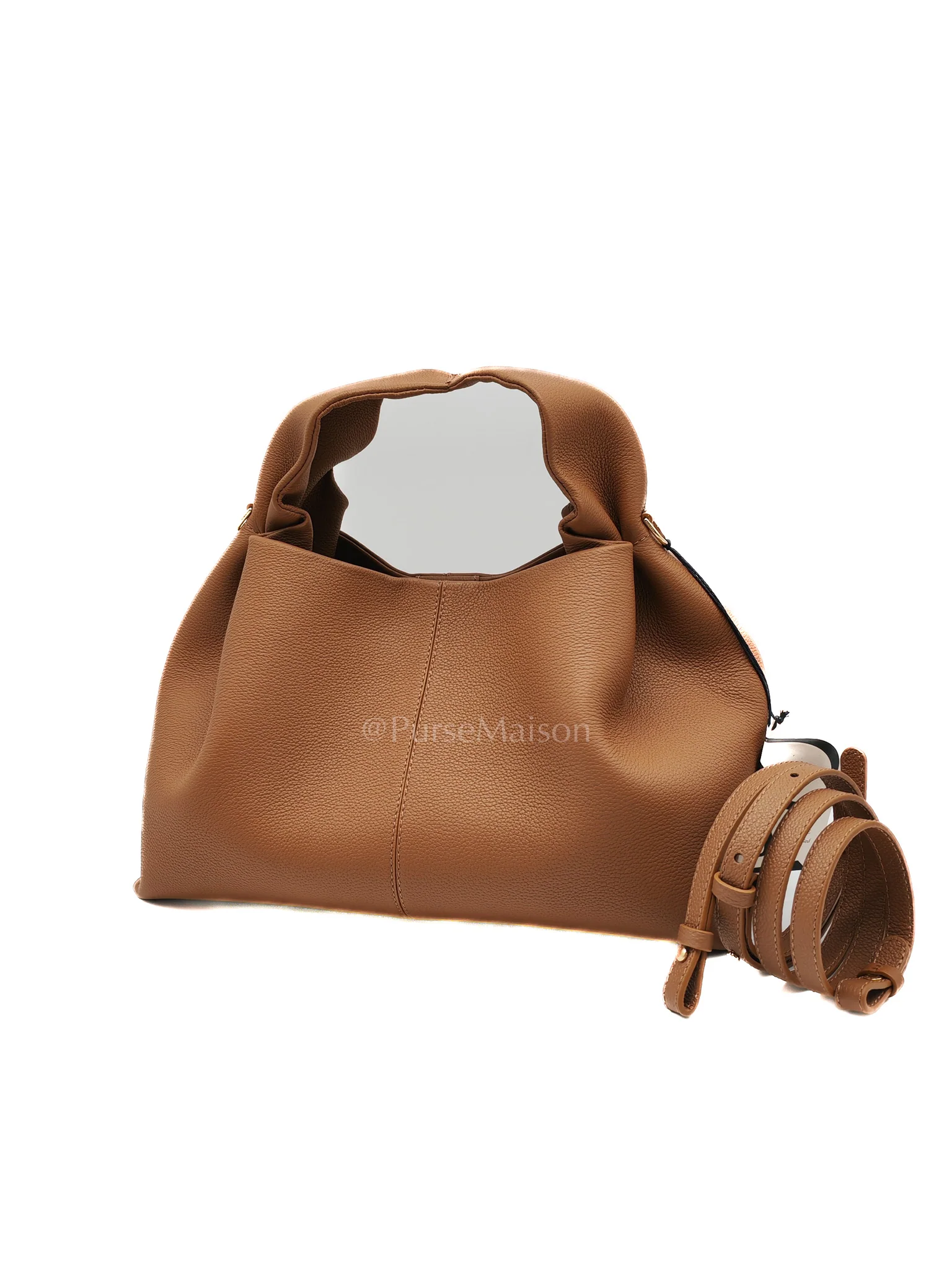 Polene Numero Neuf in Camel Graine Leather - Image 3