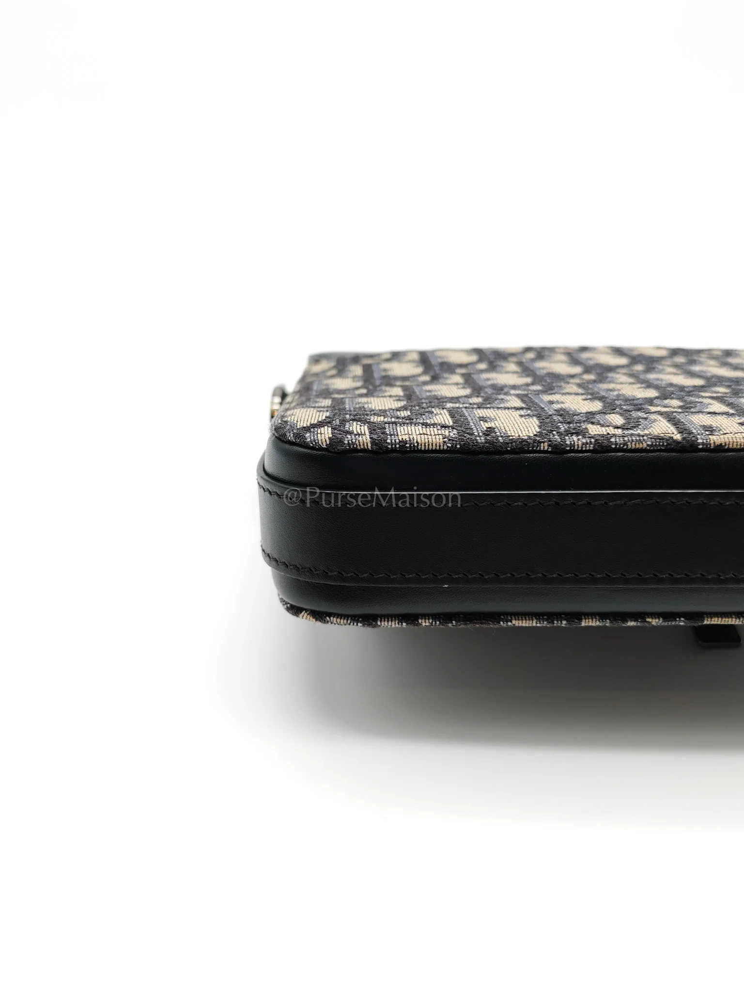 Christian Dior Oblique Jacquard Clasp Lock Messenger Bag - Image 13