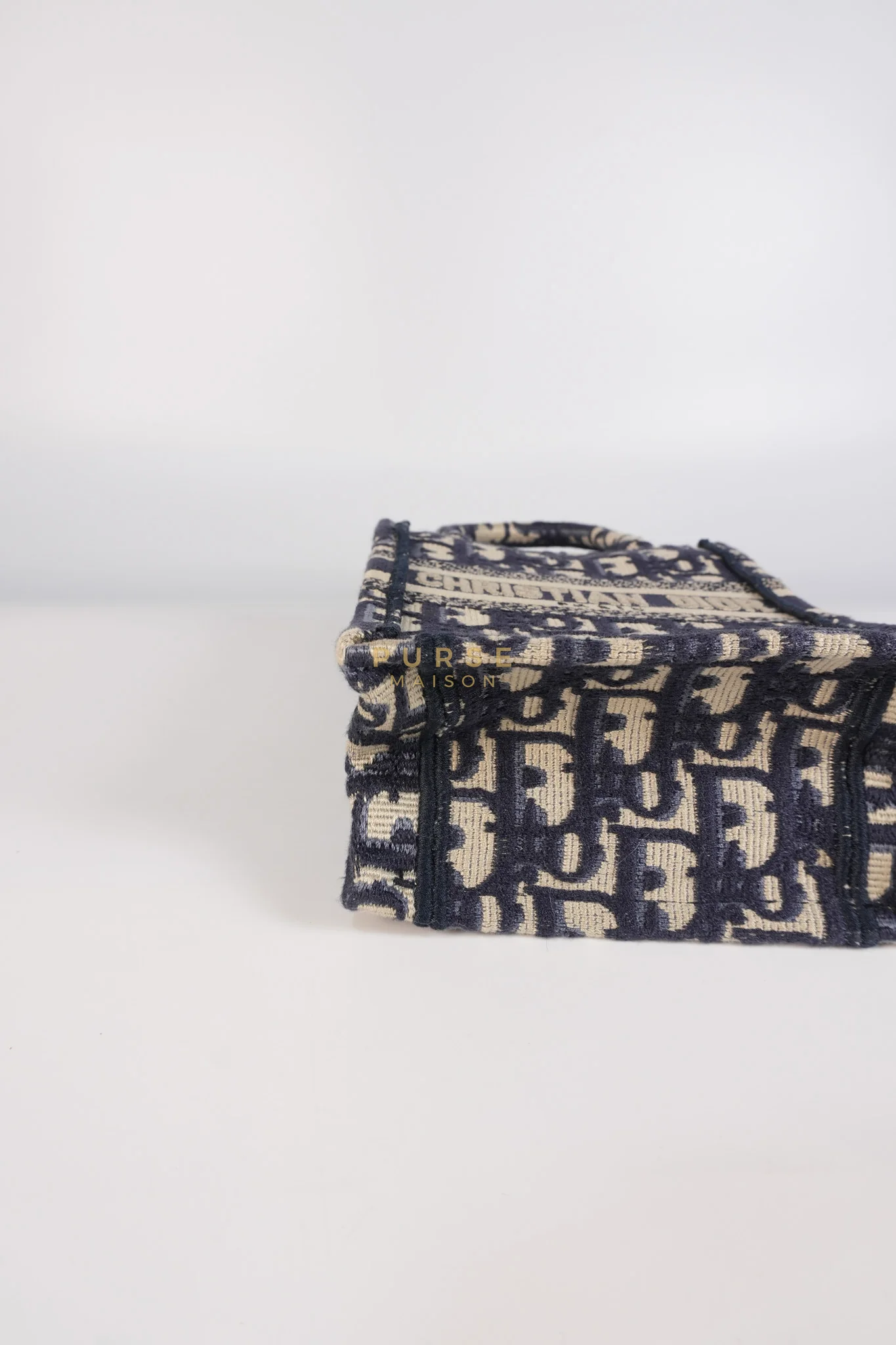 Christian Dior Oblique Mini Book Tote Phone Bag in Blue - Image 15