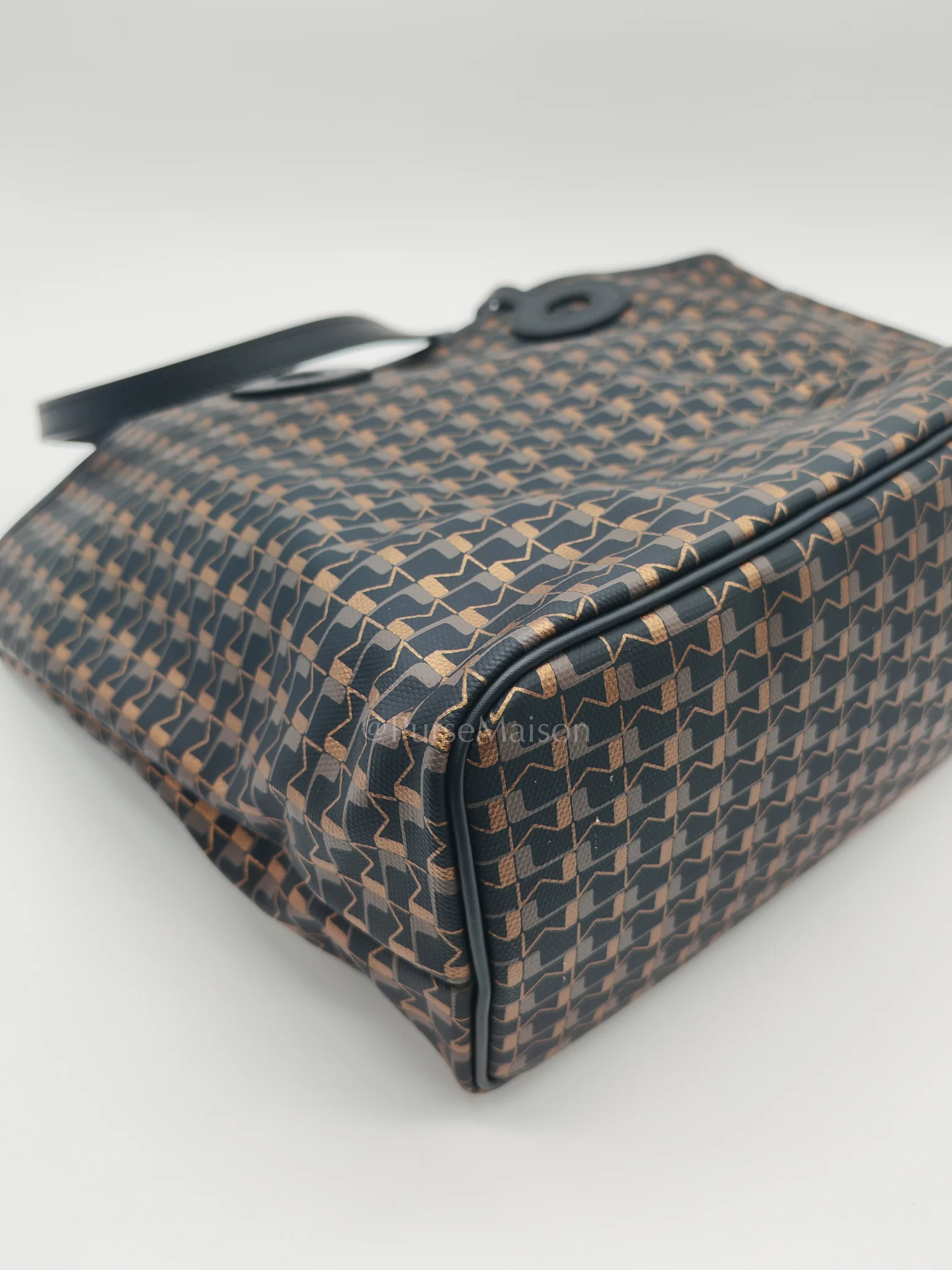 Moynat Oh! Ruban Canvas Tote Bag Black - Image 12