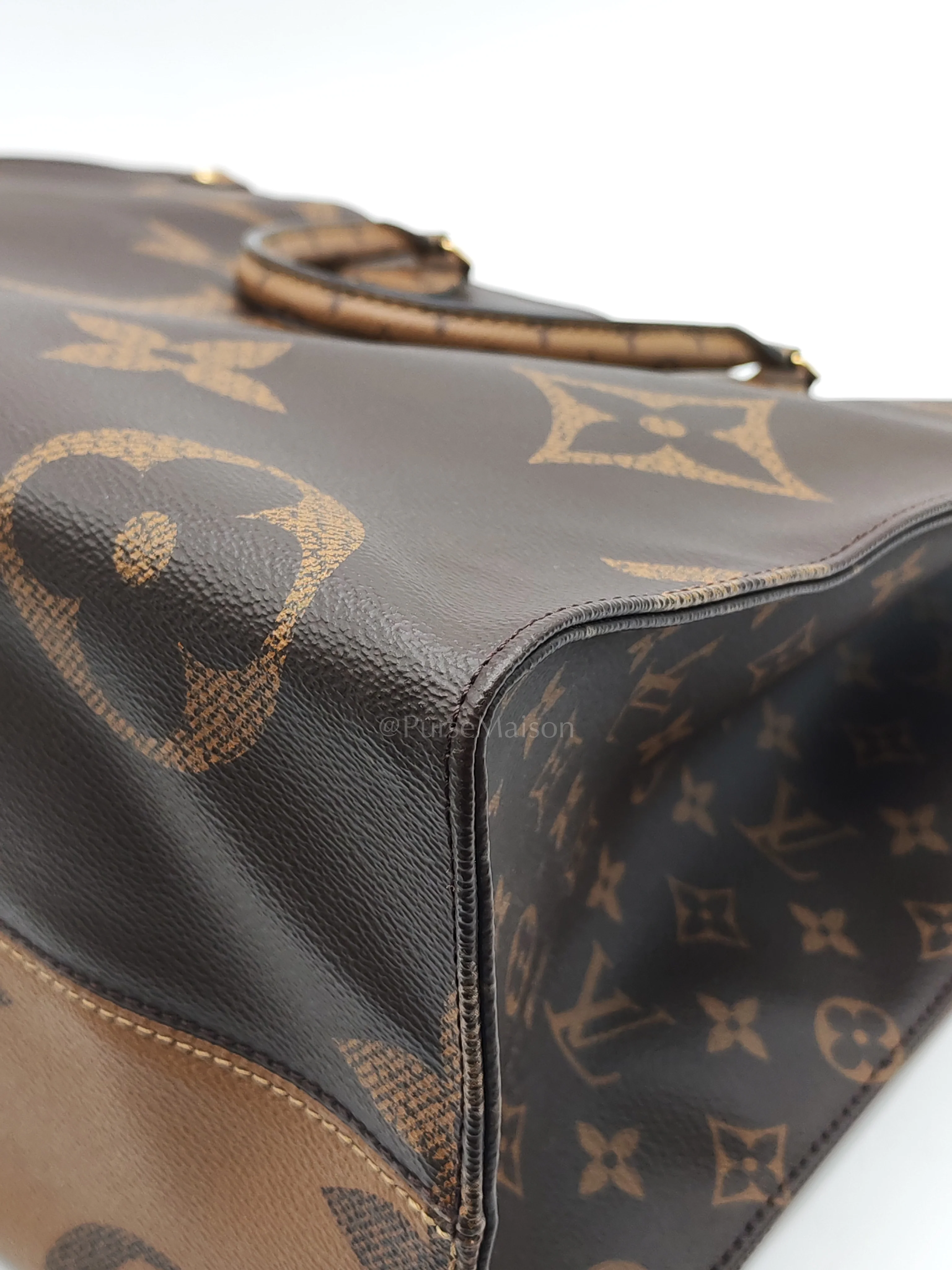 Louis Vuitton OnTheGo (OTG) GM in Reserve Monogram Canvas & Gold Hardware (DateCode: NZ4169) - Image 10