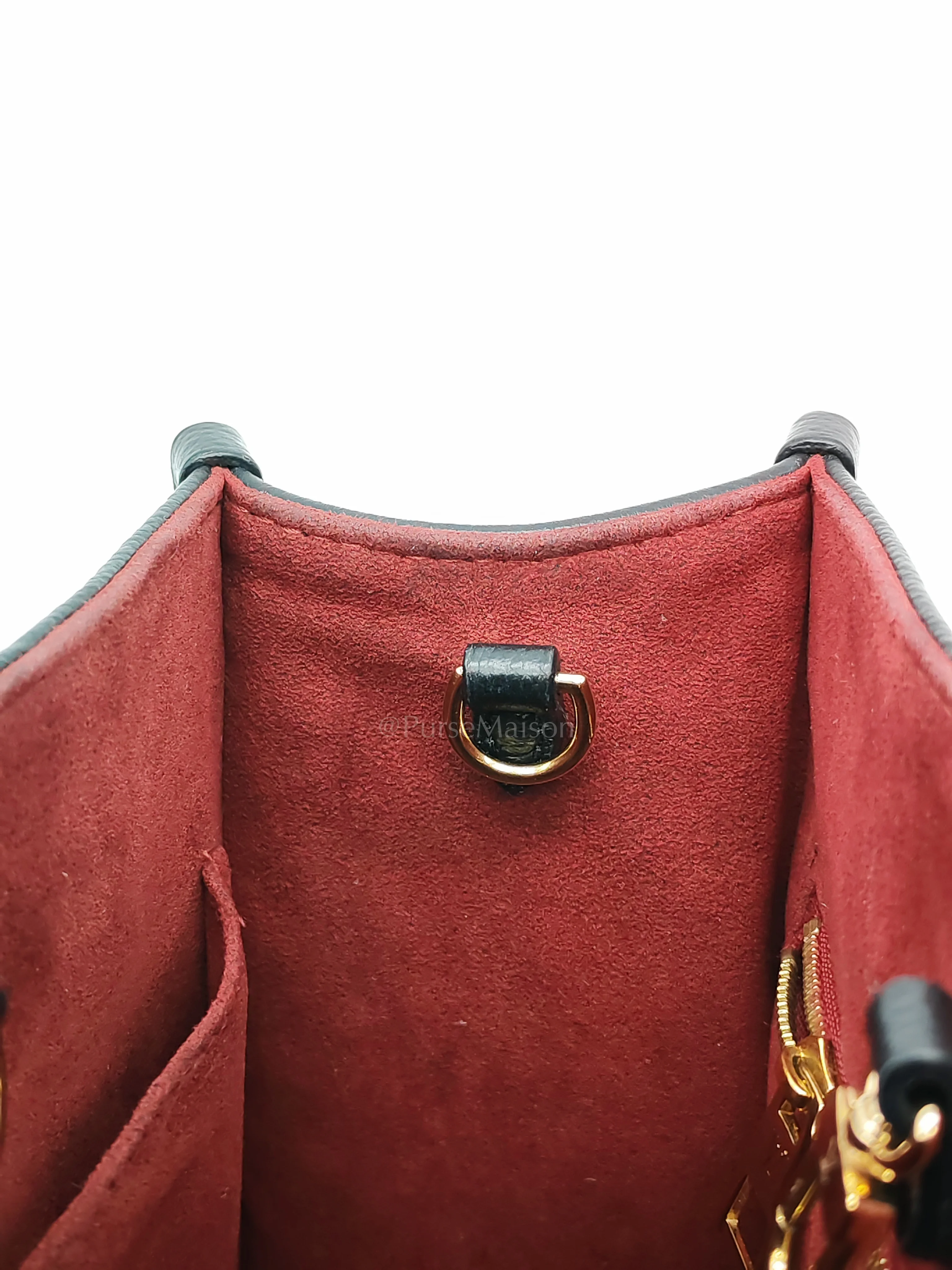 Louis Vuitton OnTheGo (OTG) PM in Bicolor Black/Creme Monogram Giant Empreinte & Gold Hardware Microchip - Image 27