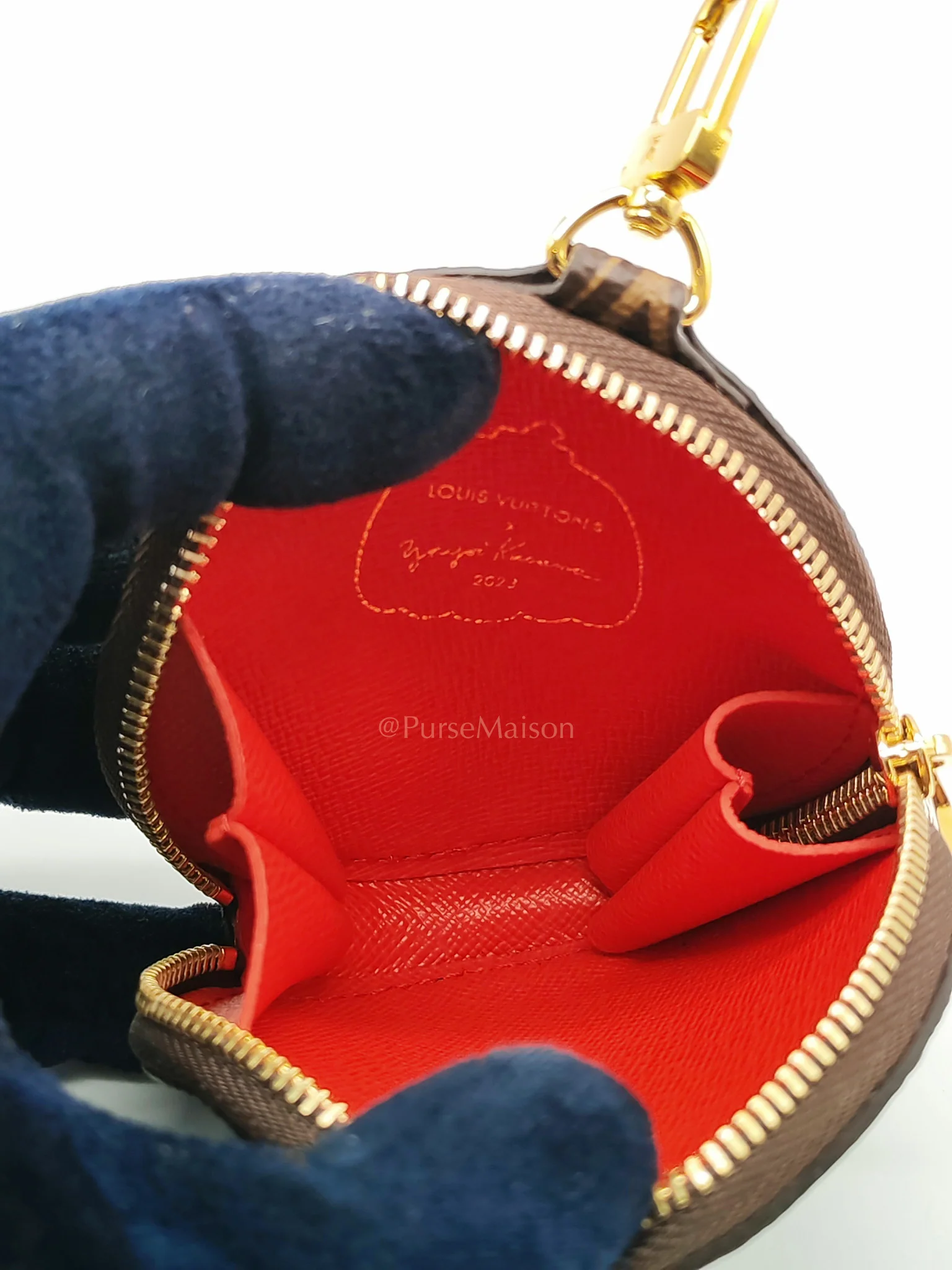 Louis Vuitton OnTheGo (OTG) PM in Yayoi Kusama Monogram Painted Dots Canvas (Microchip) - Image 32