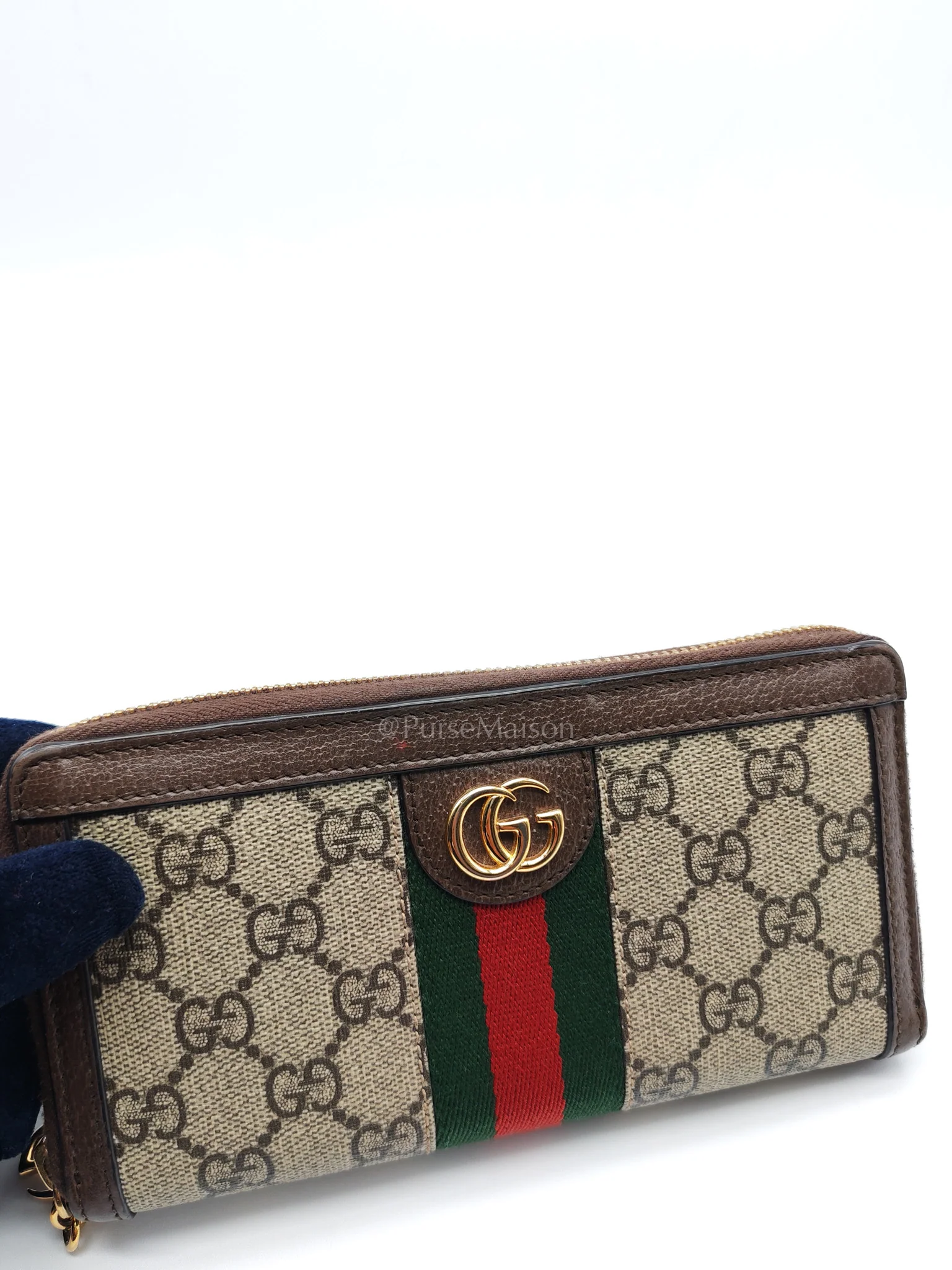 Gucci Ophidia Long Wallet in GG Supreme Canvas - Image 10