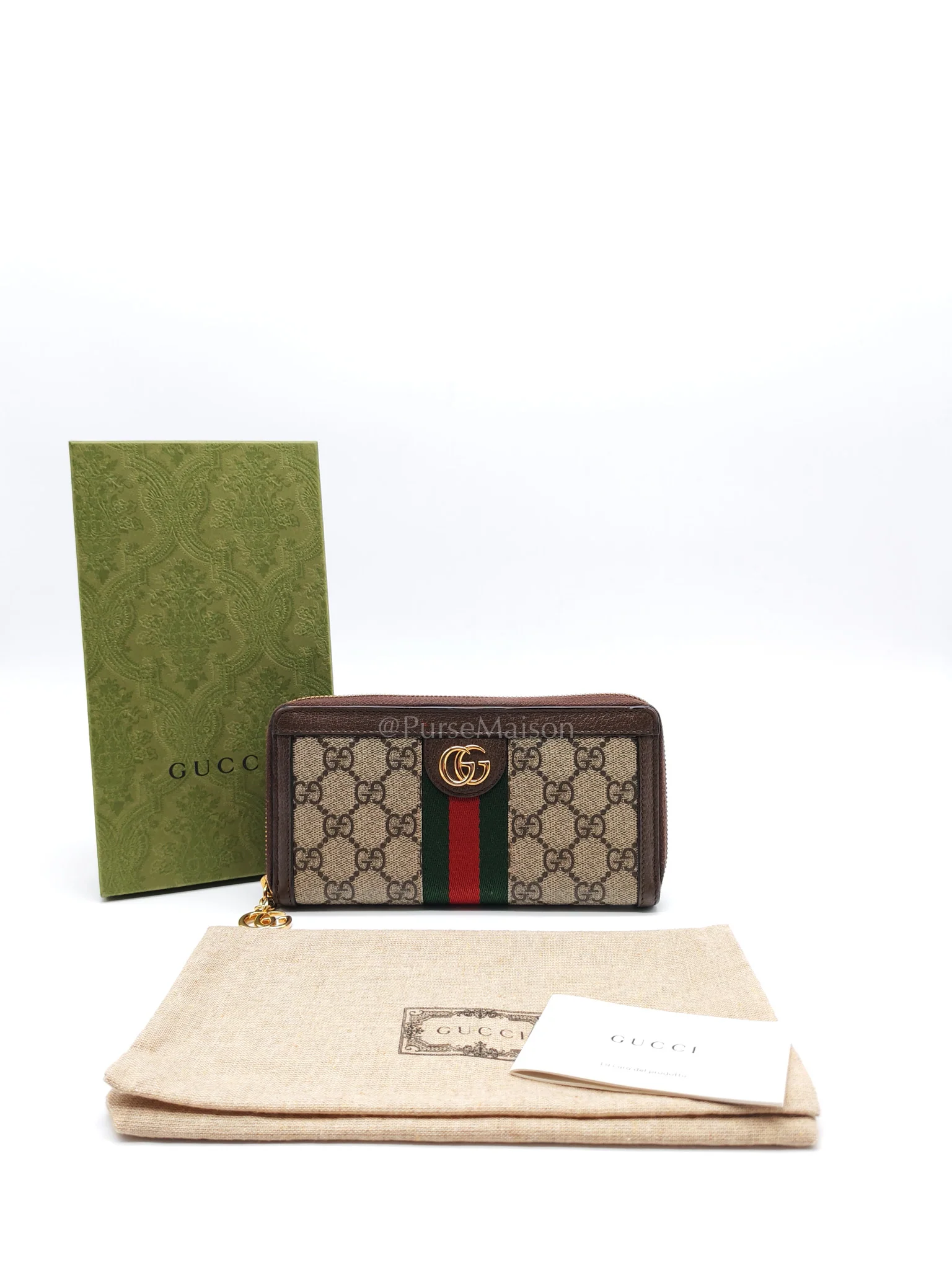 Gucci Ophidia Long Wallet in GG Supreme Canvas - Image 40