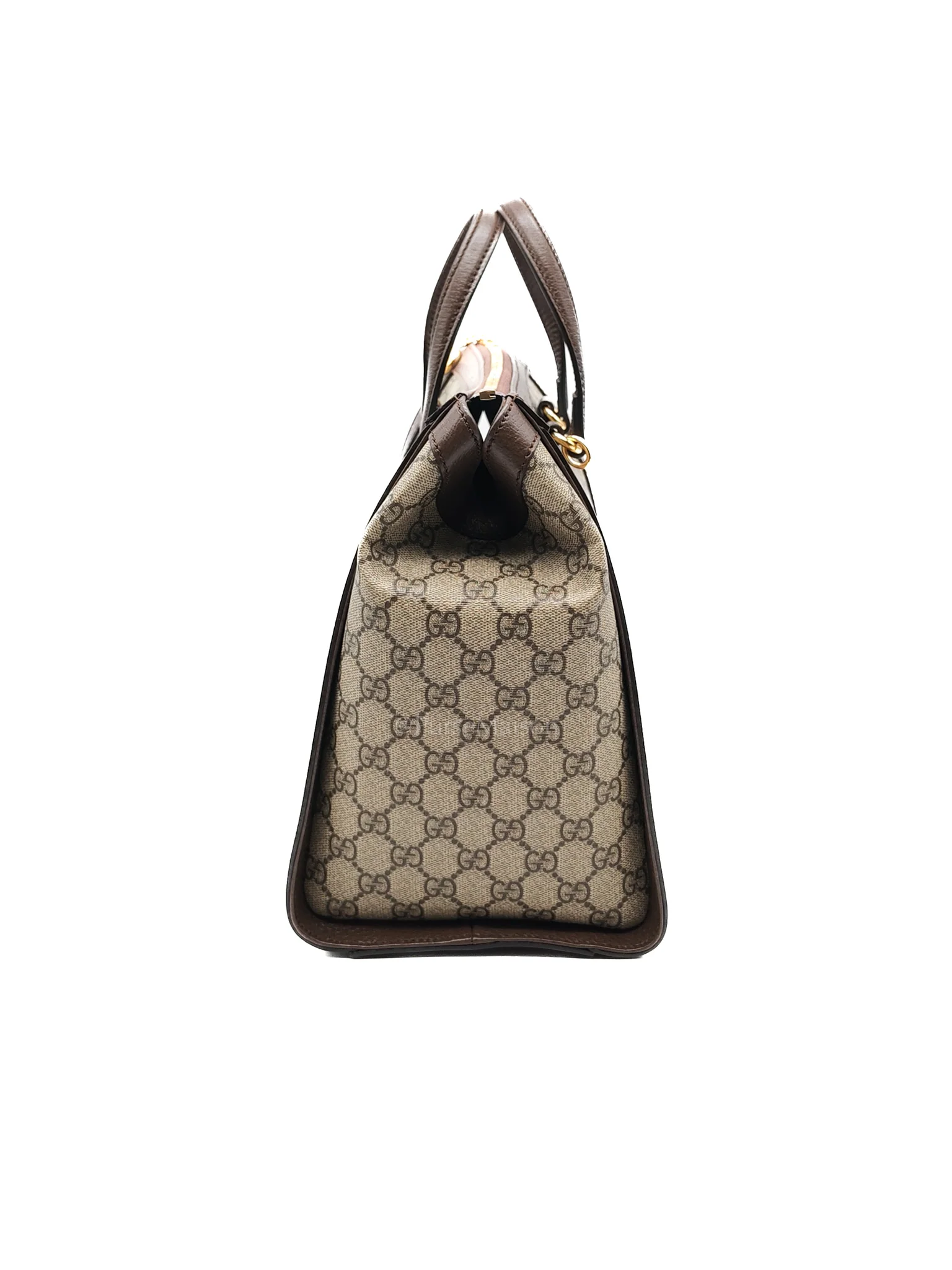 Gucci Ophidia Medium Tote Bag in GG Supreme Monogram Web Canvas & Gold Hardware - Image 5