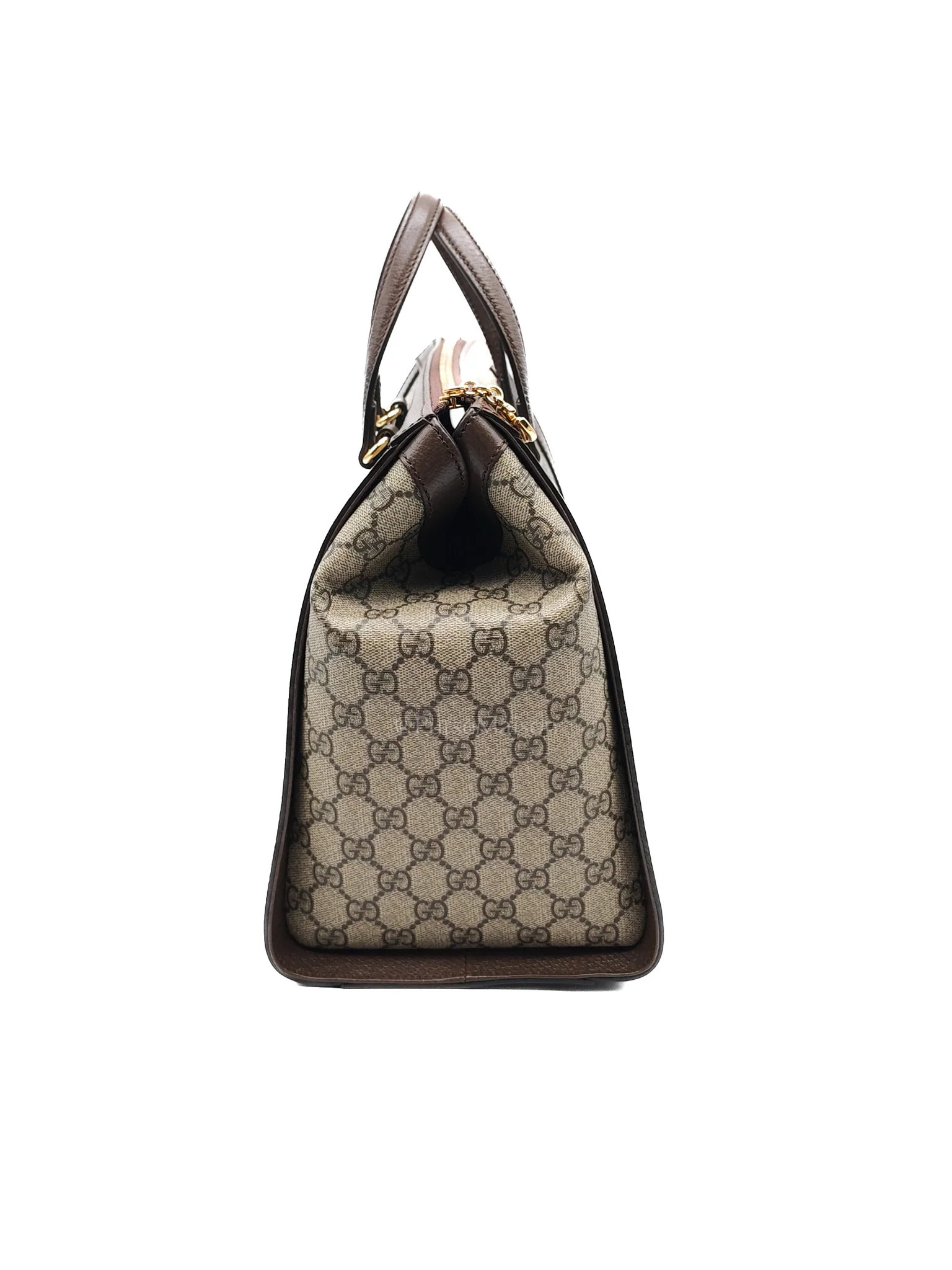 Gucci Ophidia Medium Tote Bag in GG Supreme Monogram Web Canvas & Gold Hardware - Image 6