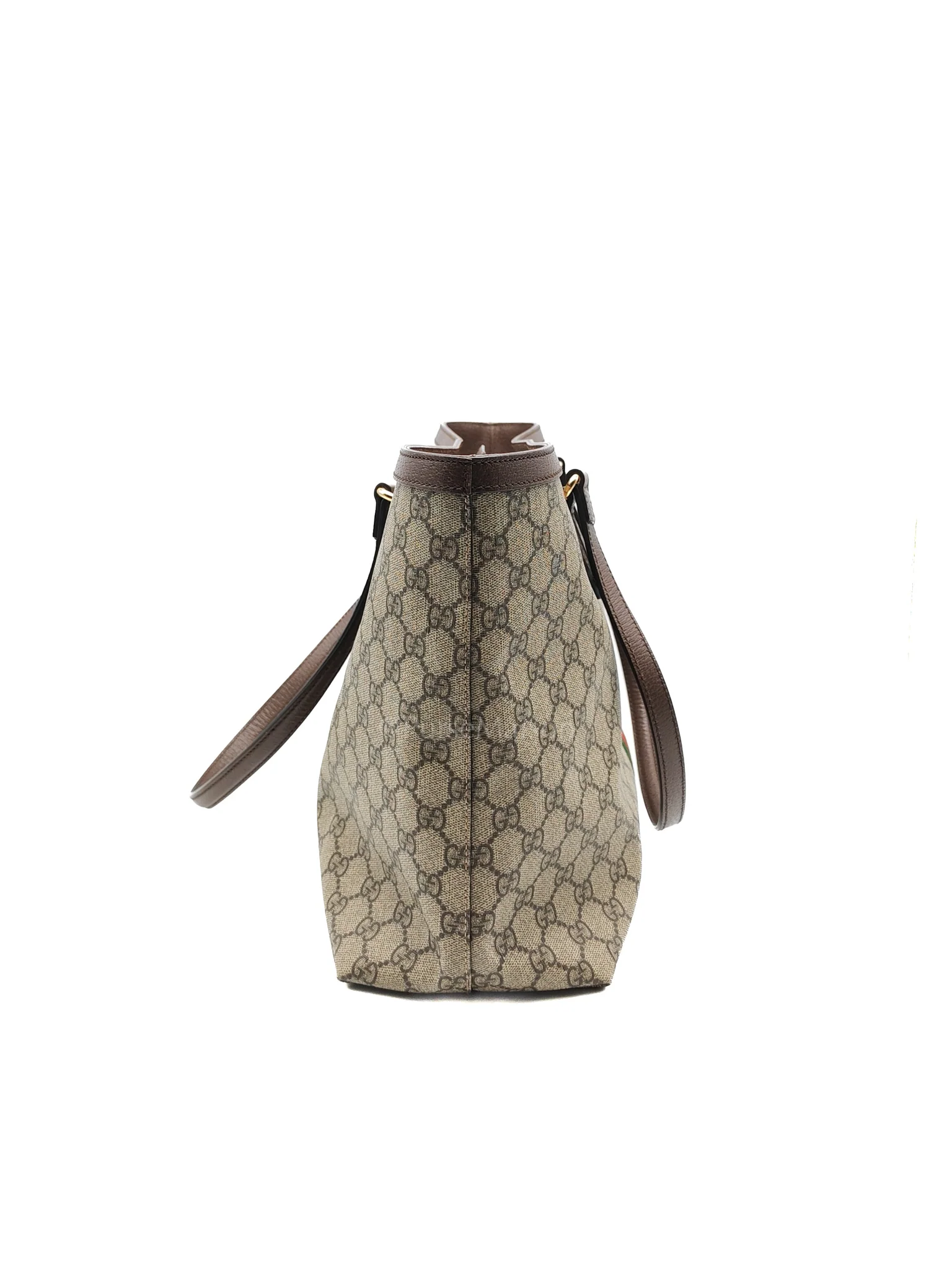 Gucci Ophidia Tote Bag in GG Supreme Canvas & Gold Hardware - Image 5
