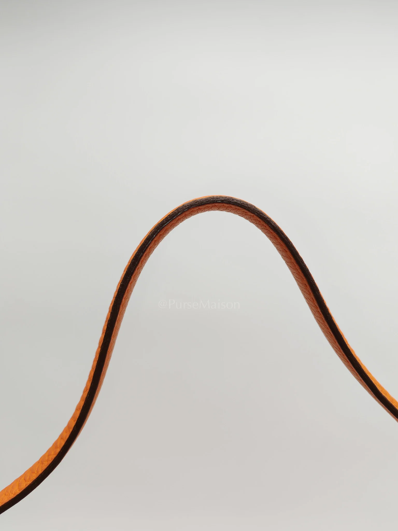 Hermes Orange Clemence Trim Shoulder Bag - Image 17