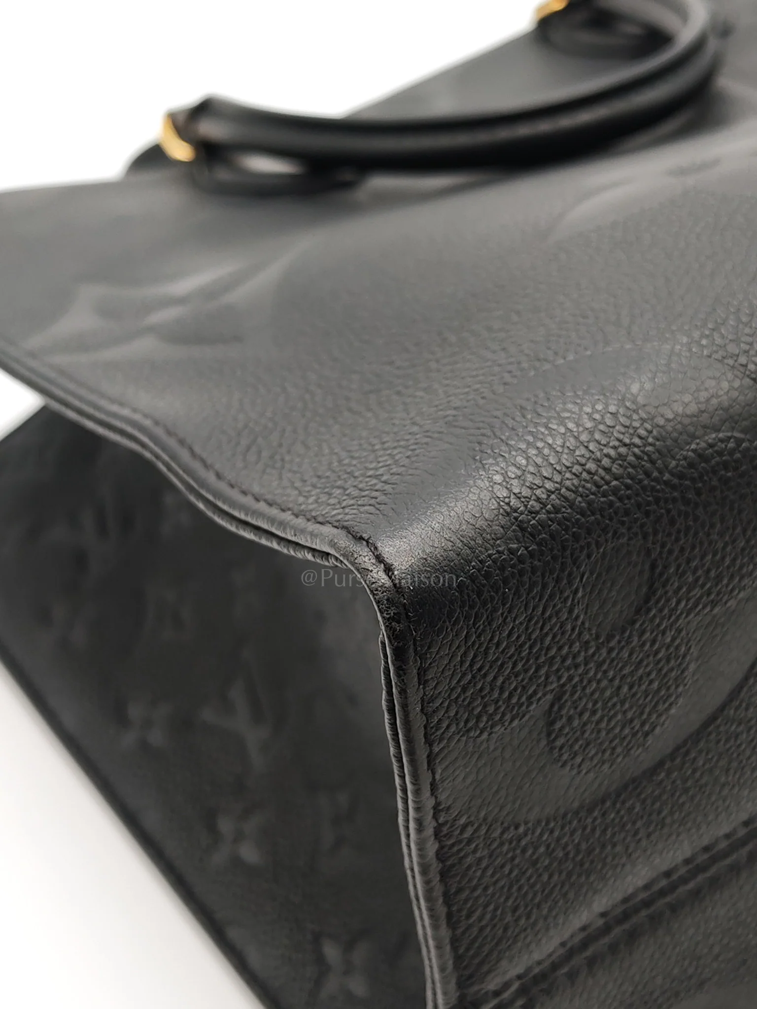 Louis Vuitton OnTheGo (OTG) MM in Black Empreinte Leather Tote Bag (Microchip) - Image 12