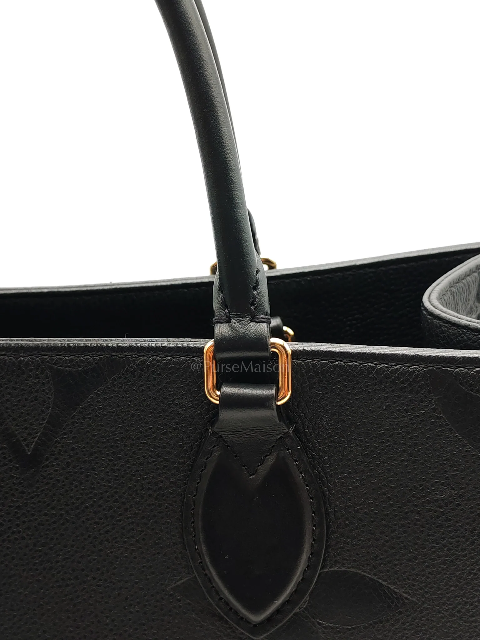 Louis Vuitton OnTheGo (OTG) MM in Black Empreinte Leather Tote Bag (Microchip) - Image 19