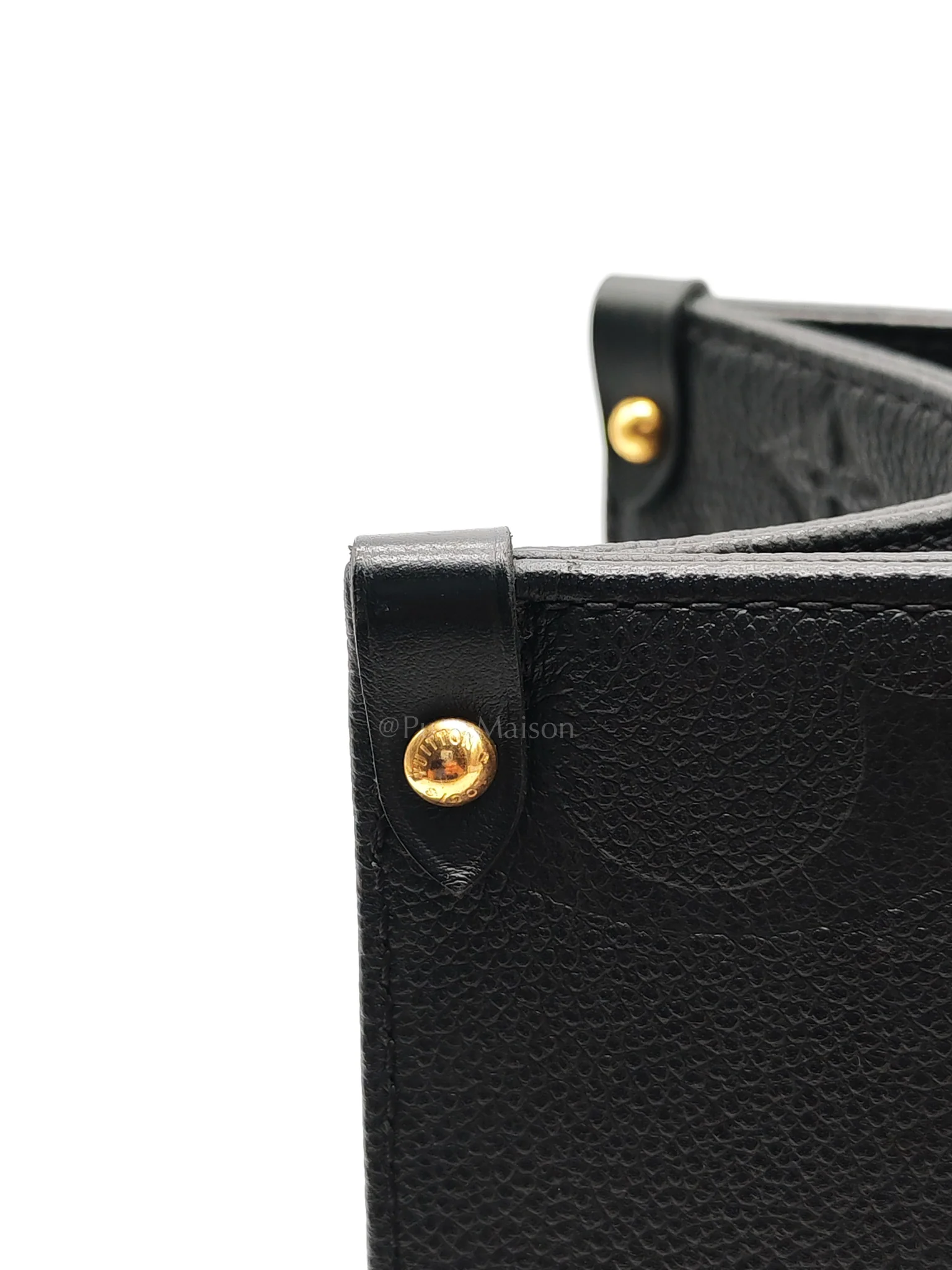 Louis Vuitton OnTheGo (OTG) MM in Black Empreinte Leather Tote Bag (Microchip) - Image 24