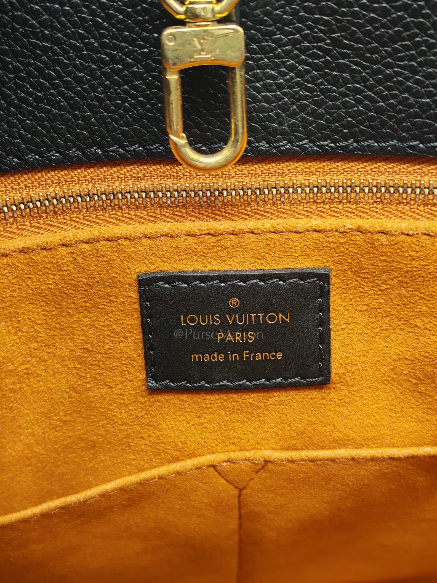 Louis Vuitton OnTheGo (OTG) MM in Black Empreinte Leather Tote Bag (Microchip) - Image 28