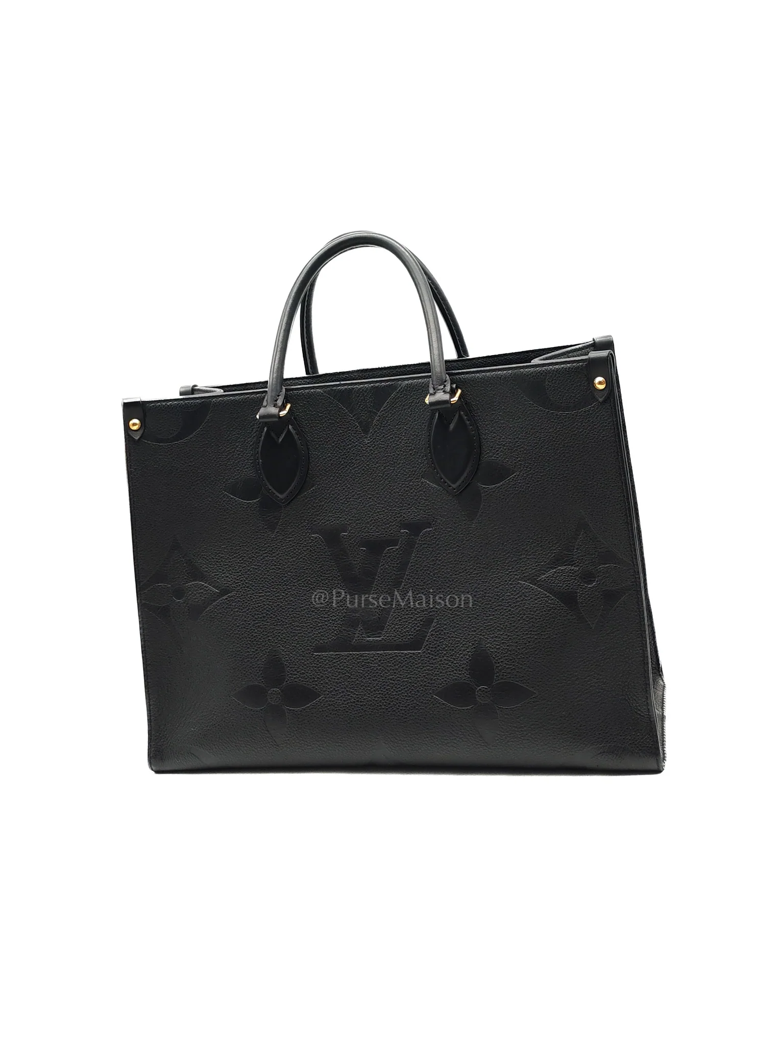Louis Vuitton OnTheGo (OTG) MM in Black Empreinte Leather Tote Bag (Microchip) - Image 3