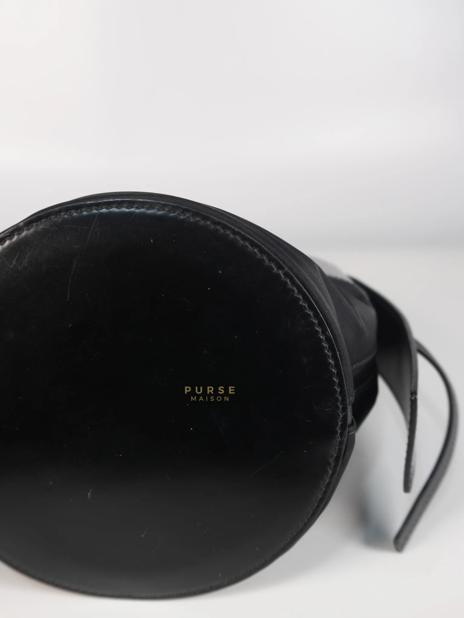 Prada Ouverture Bucket Bag Small in Black Tessuto and Leather - Image 16