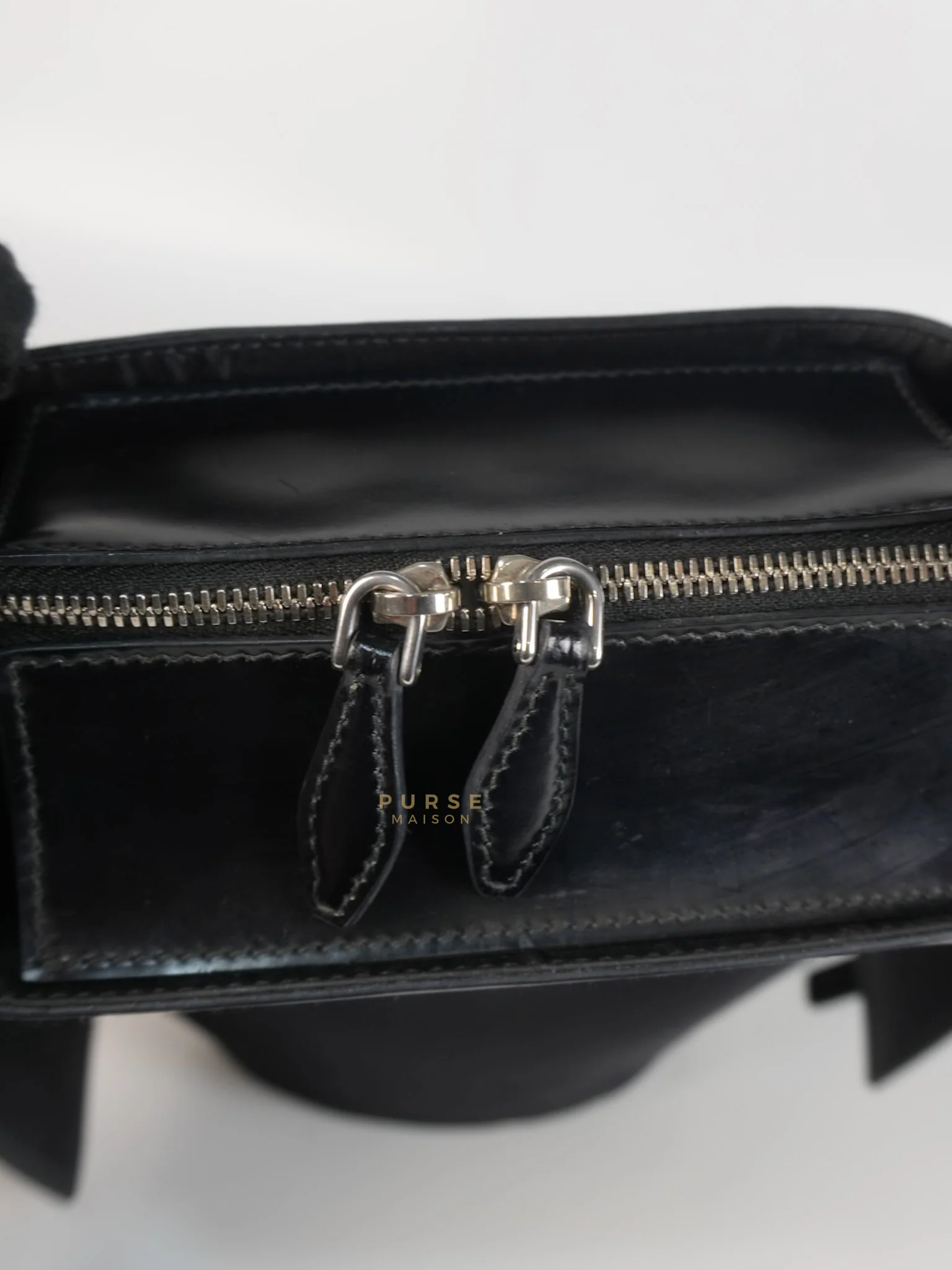 Prada Ouverture Bucket Bag Small in Black Tessuto and Leather - Image 18