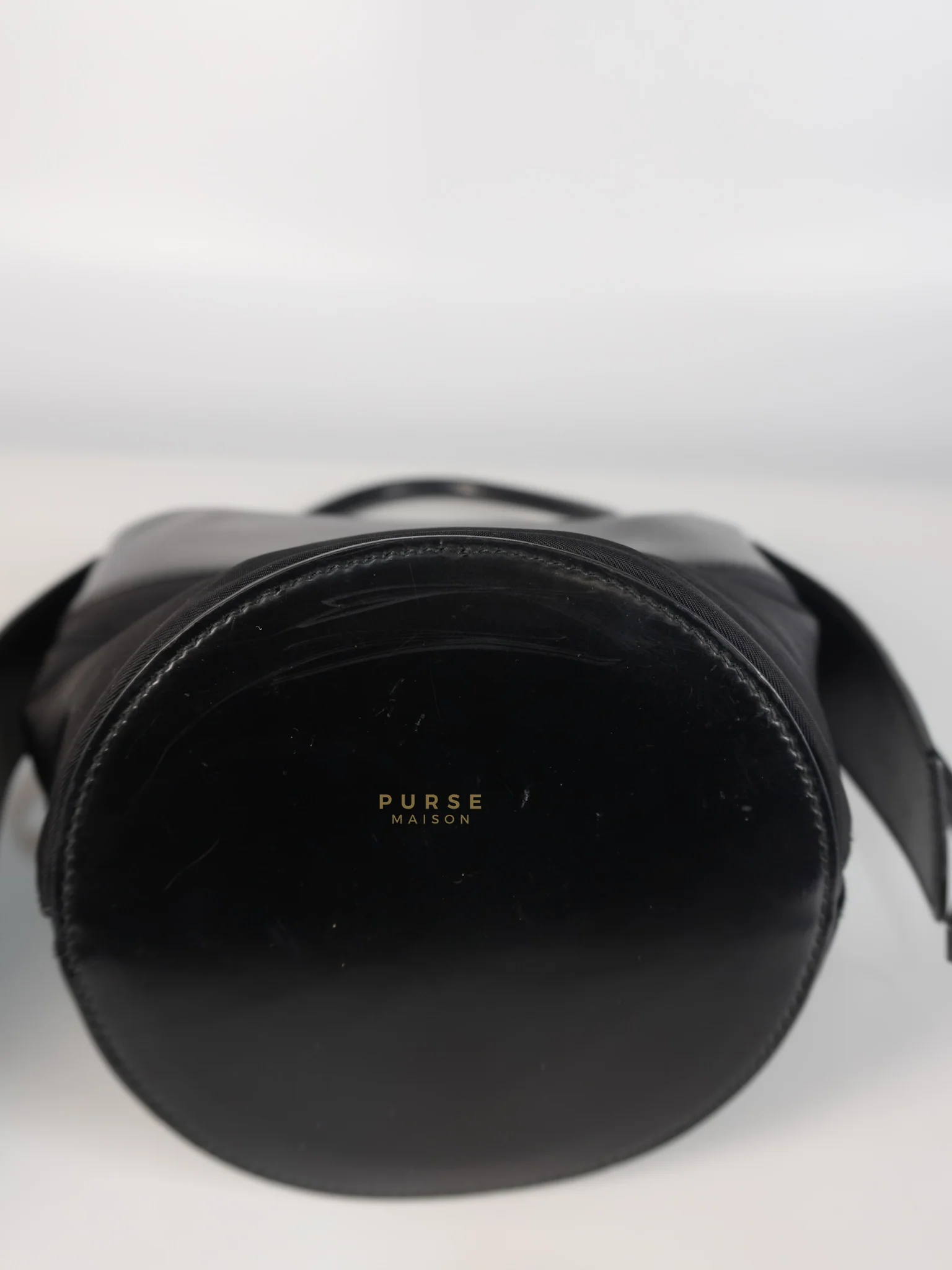 Prada Ouverture Bucket Bag Small in Black Tessuto and Leather - Image 19