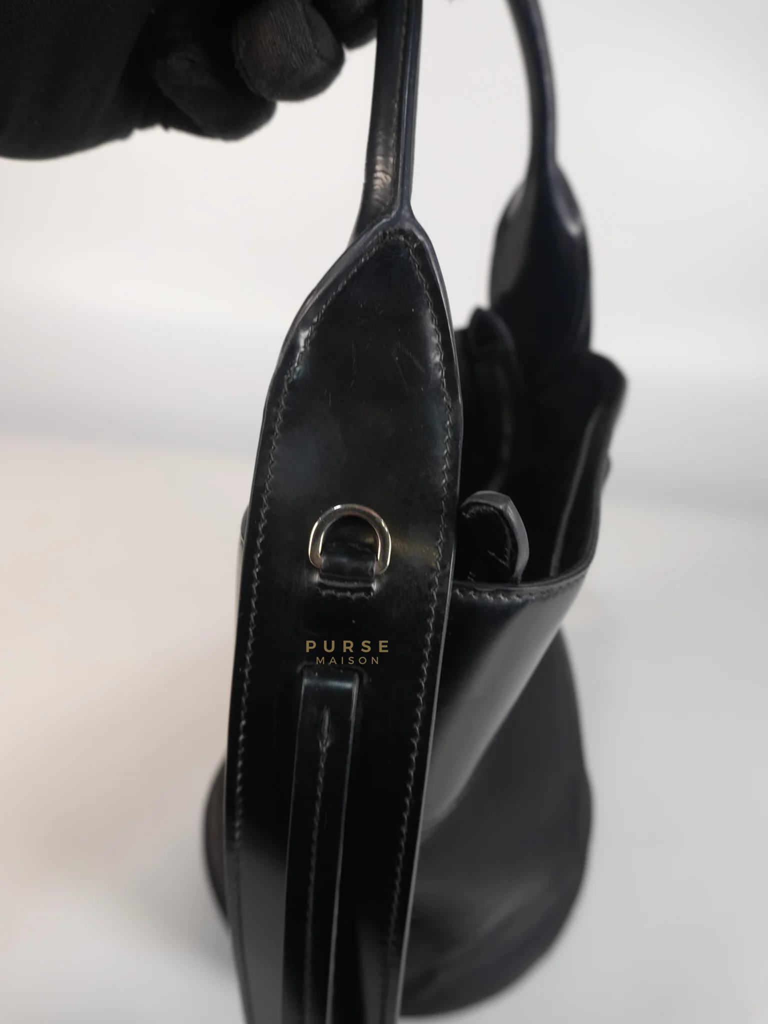 Prada Ouverture Bucket Bag Small in Black Tessuto and Leather - Image 20