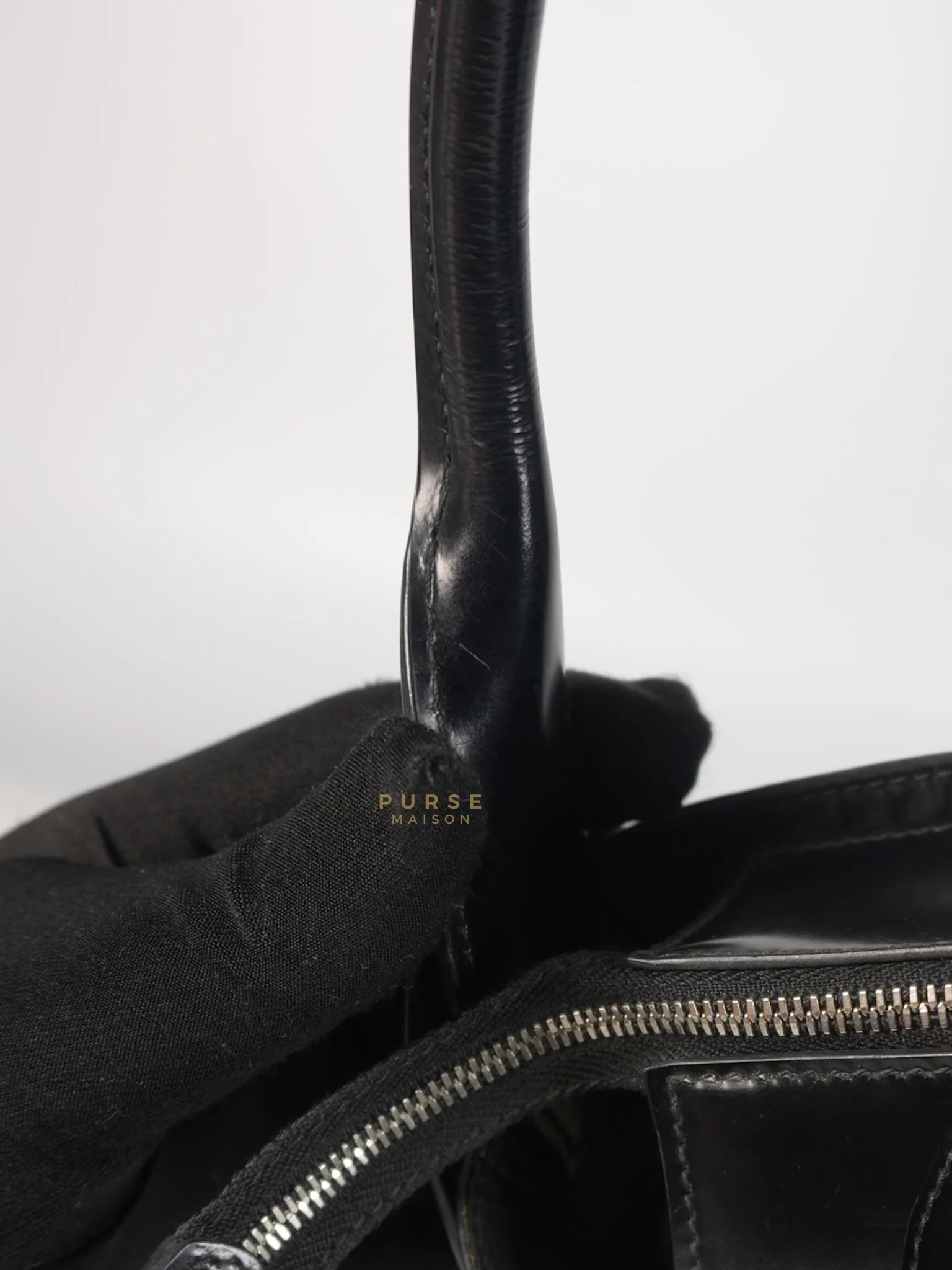 Prada Ouverture Bucket Bag Small in Black Tessuto and Leather - Image 26