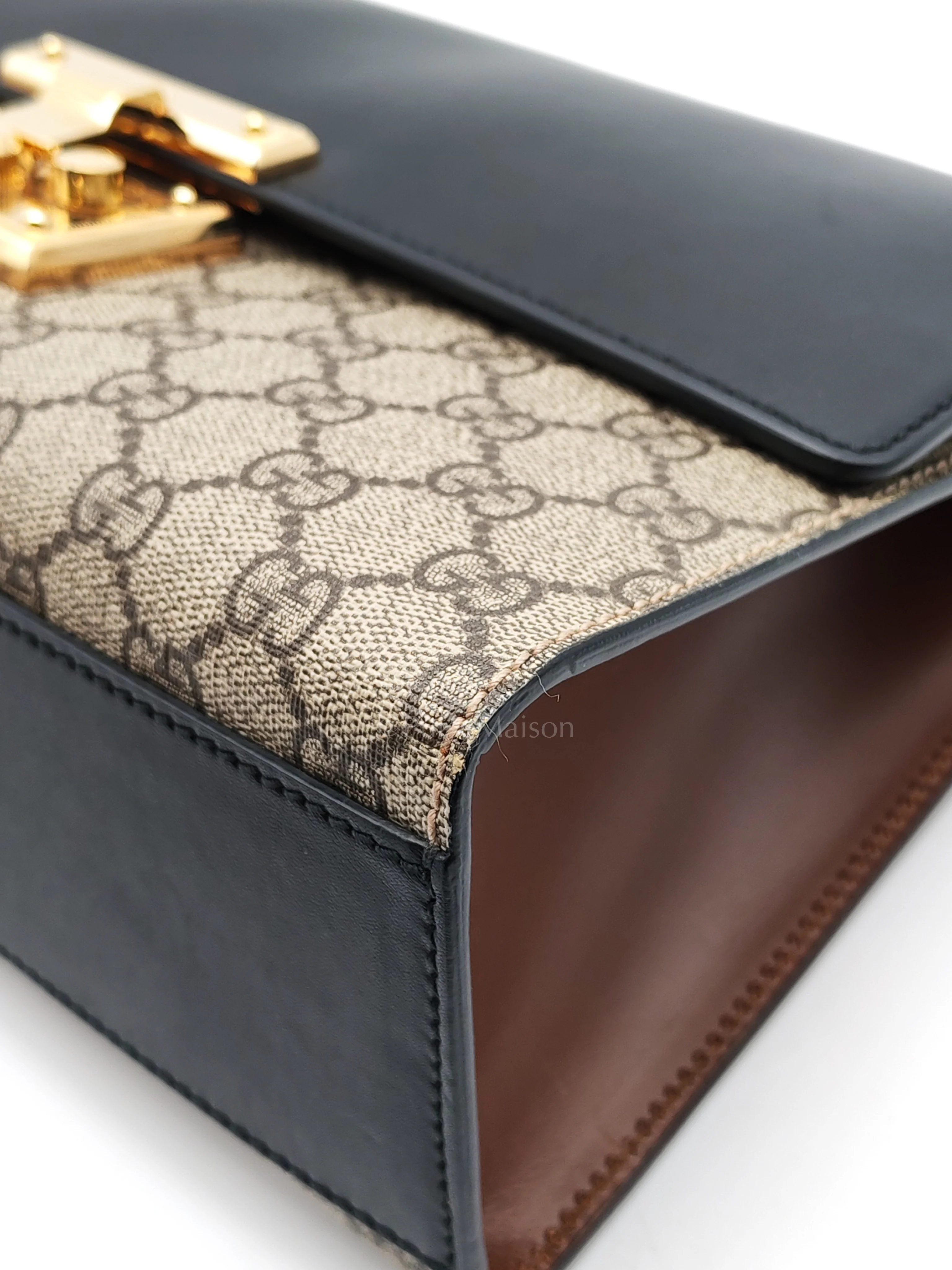 Gucci Padlock Shoulder Bag Medium in GG Supreme Canvas & Gold Hardware - Image 10
