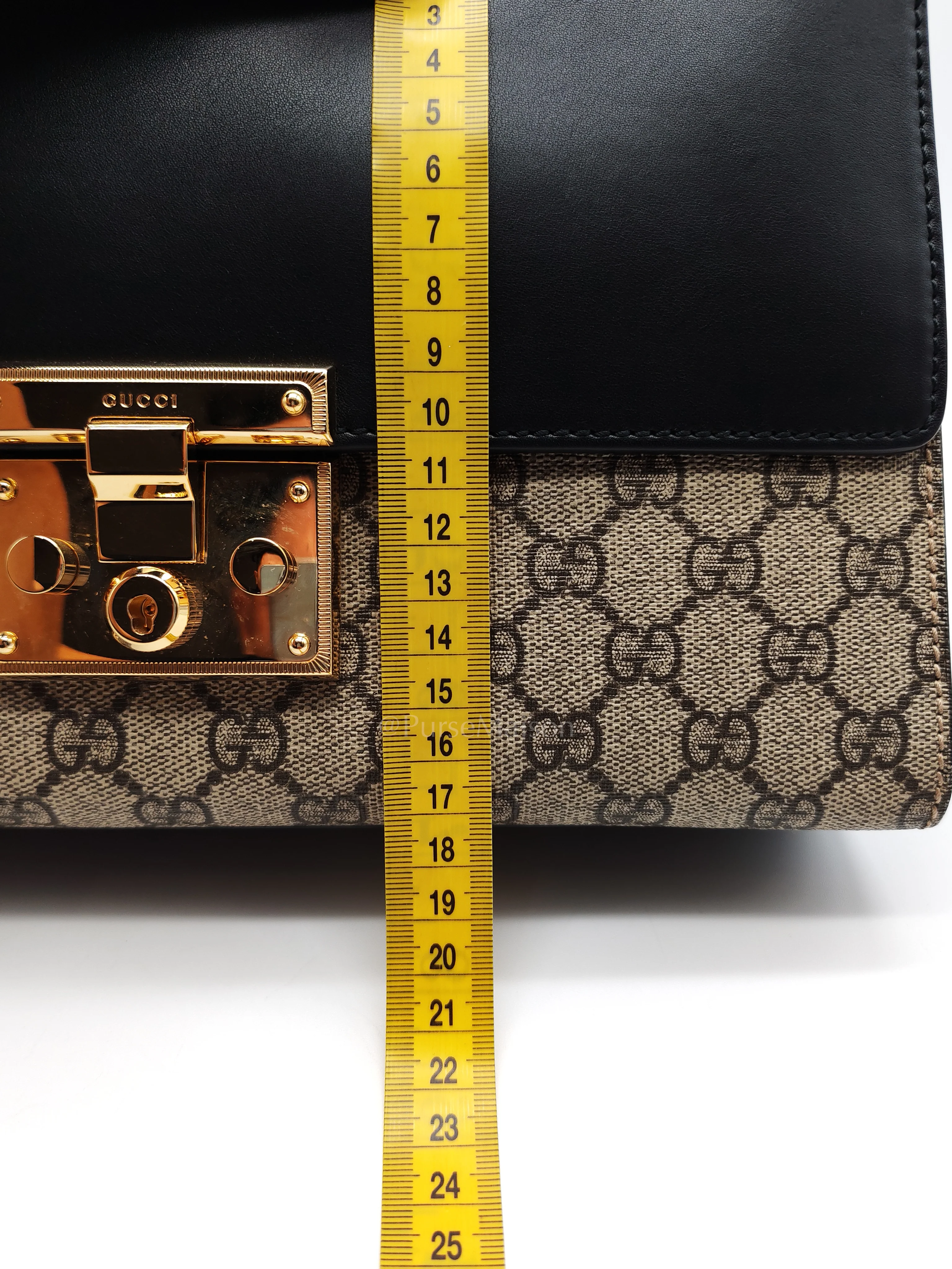 Gucci Padlock Shoulder Bag Medium in GG Supreme Canvas & Gold Hardware - Image 34