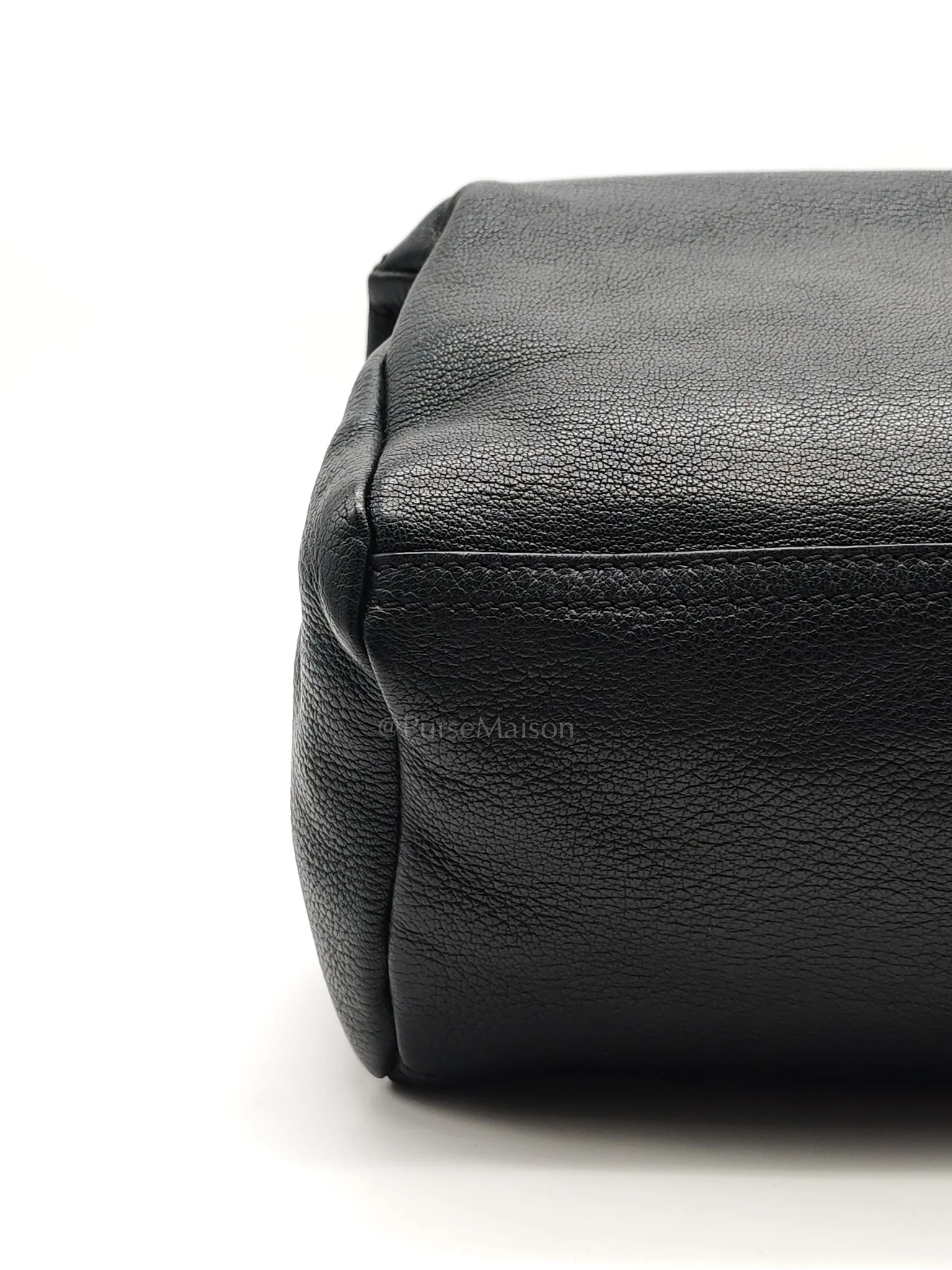 Givenchy Pandora Bag in Black Goat Skin Leather & Silver Hardware - Image 13