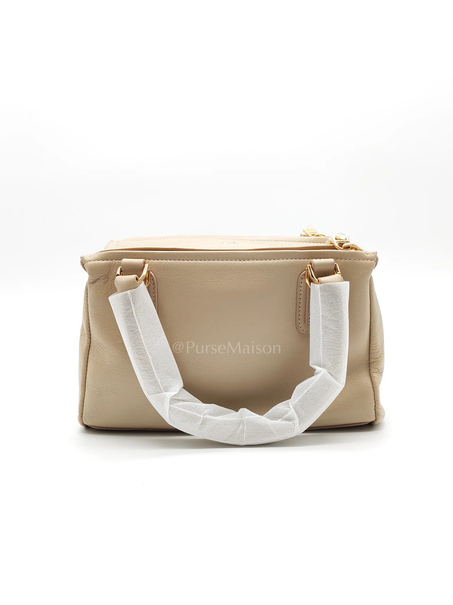 Givenchy Pandora Small in Natural Beige Calfskin Leather Gold Hardware - Image 10