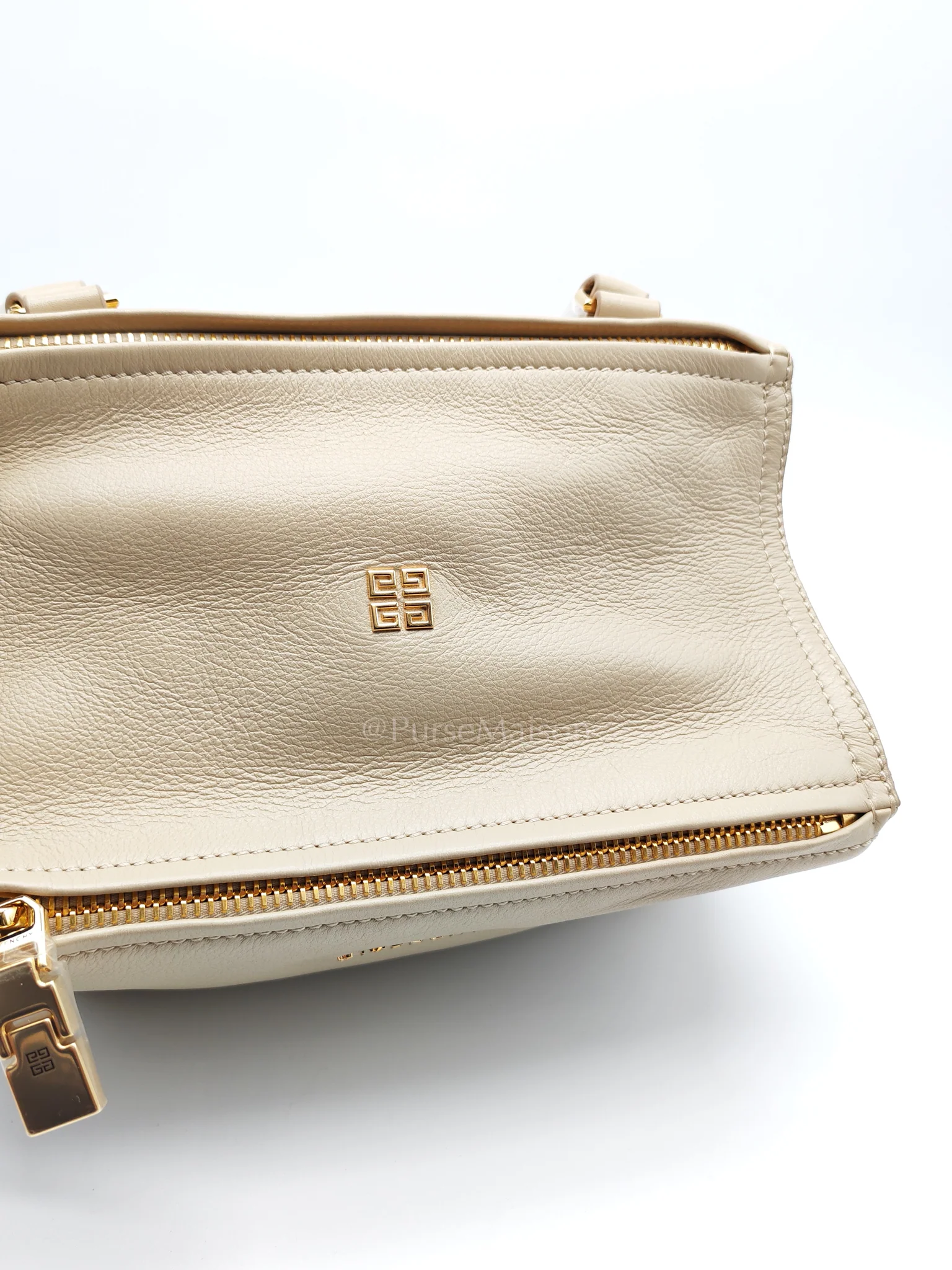 Givenchy Pandora Small in Natural Beige Calfskin Leather Gold Hardware - Image 24