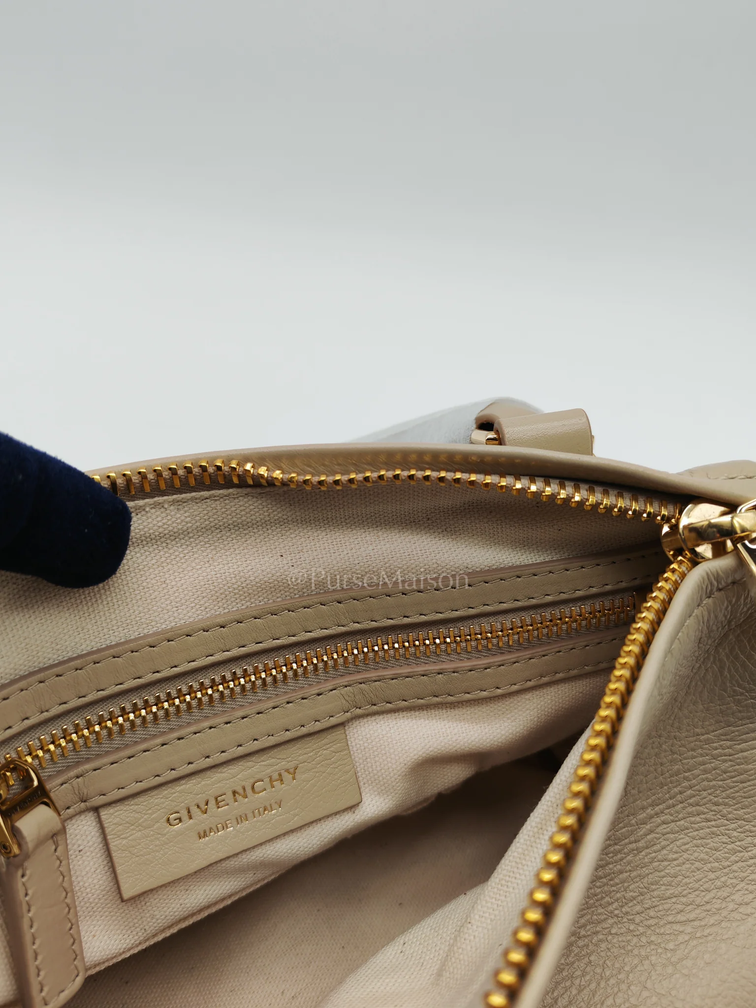 Givenchy Pandora Small in Natural Beige Calfskin Leather Gold Hardware - Image 28