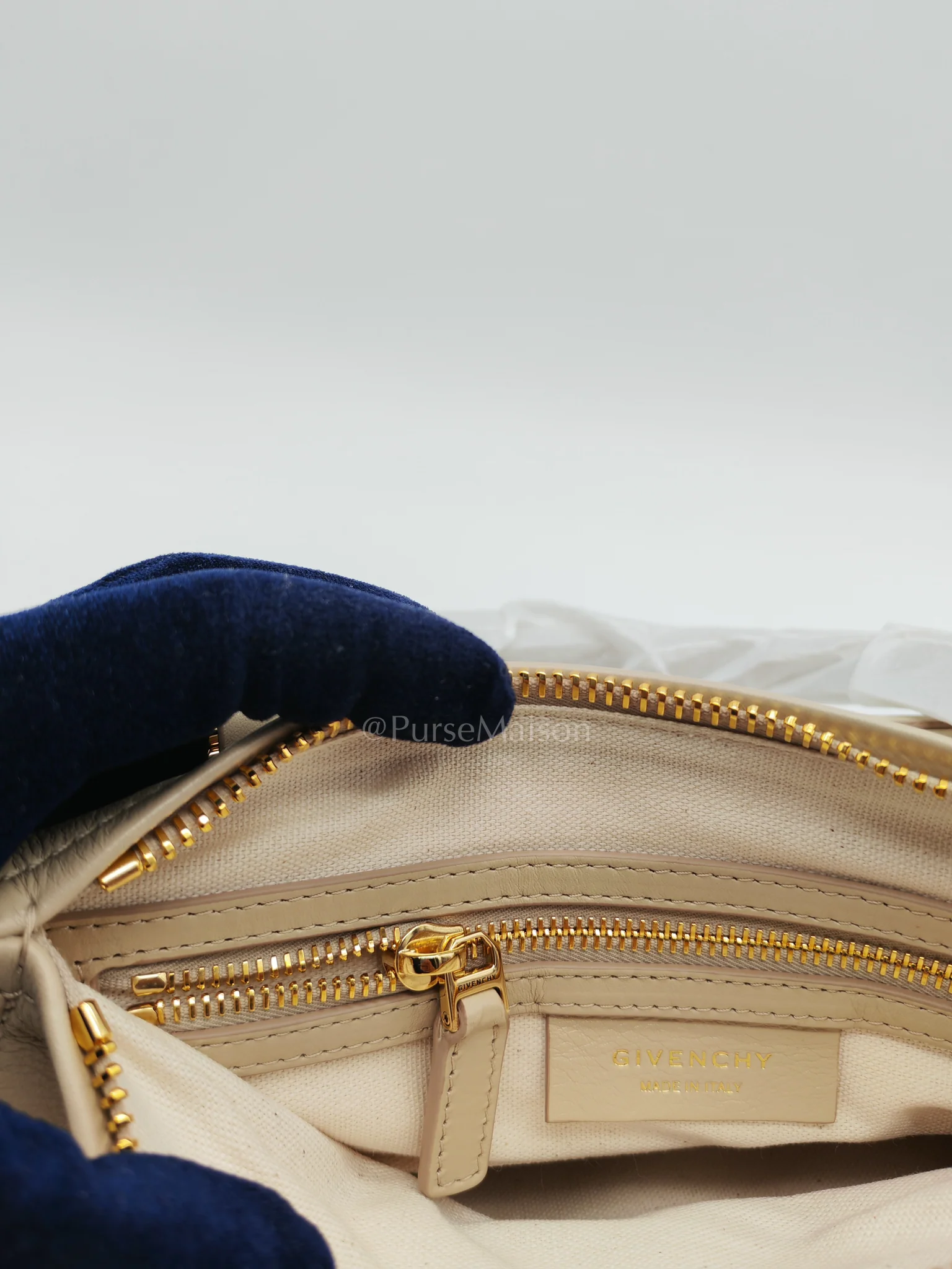 Givenchy Pandora Small in Natural Beige Calfskin Leather Gold Hardware - Image 29