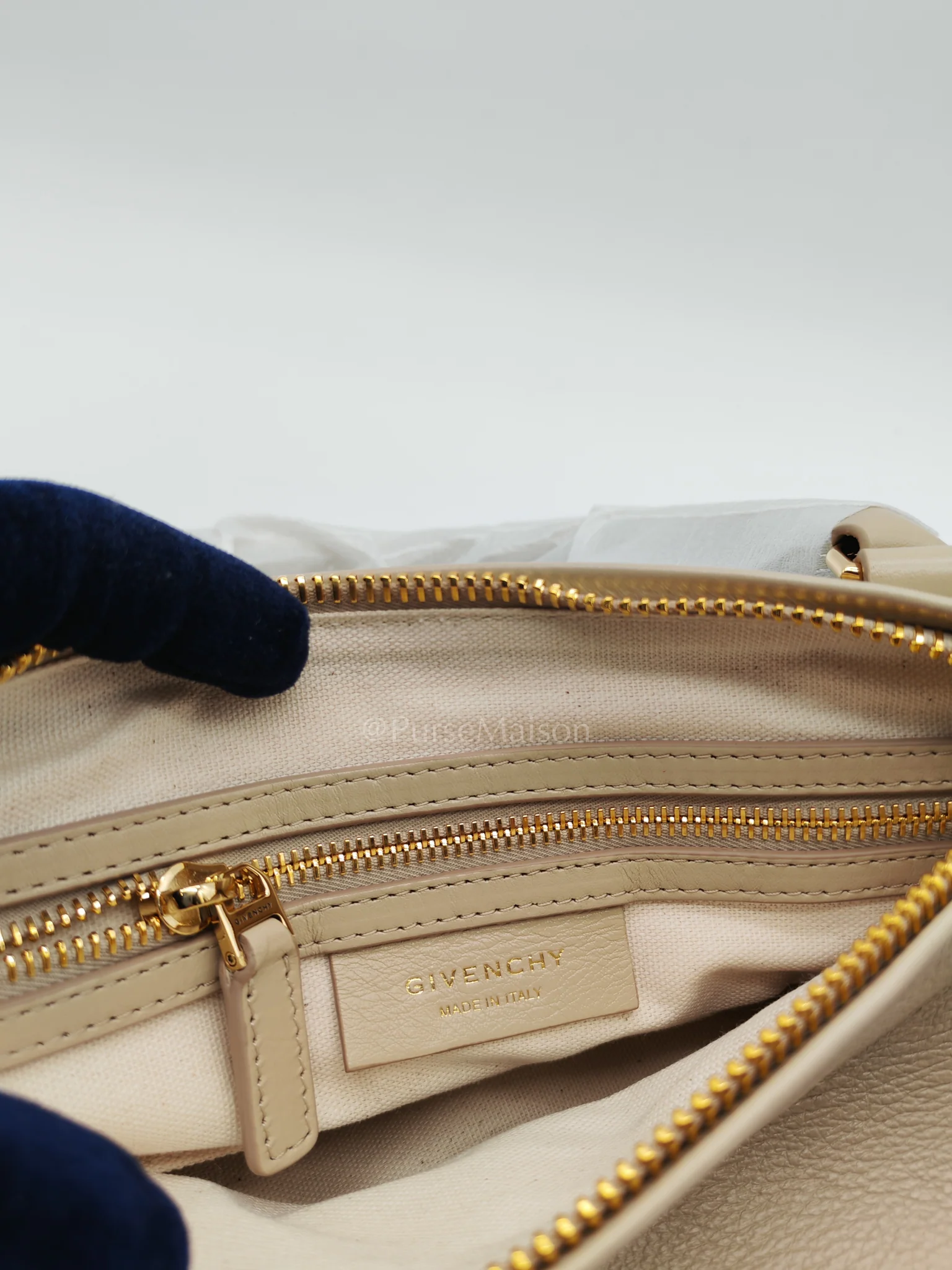 Givenchy Pandora Small in Natural Beige Calfskin Leather Gold Hardware - Image 30