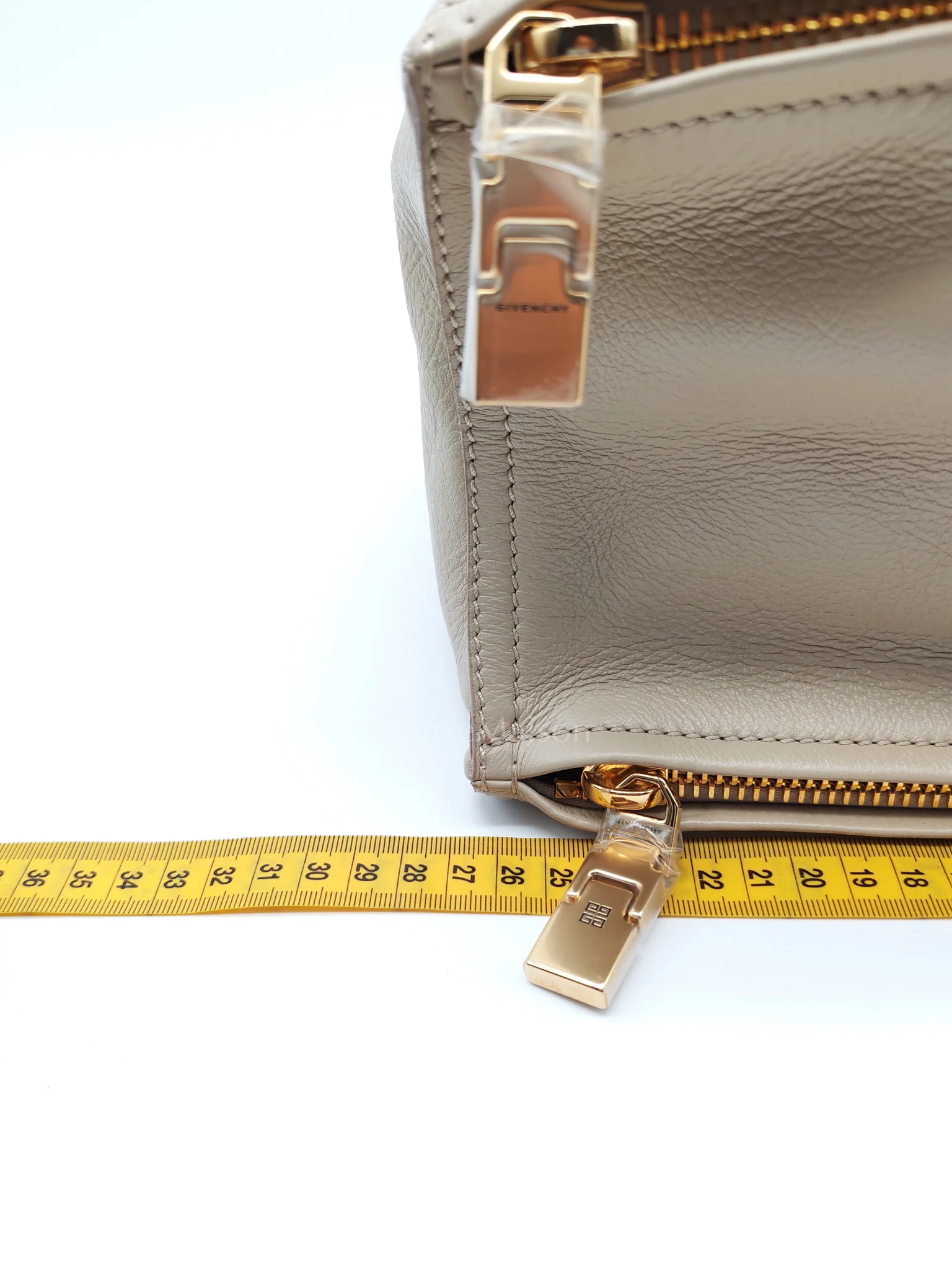 Givenchy Pandora Small in Natural Beige Calfskin Leather Gold Hardware - Image 36