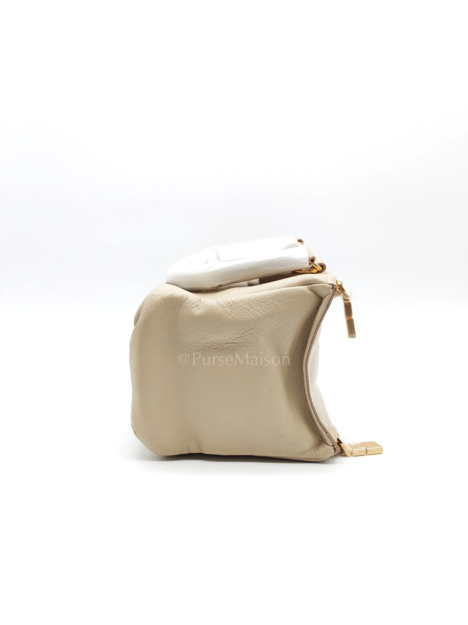 Givenchy Pandora Small in Natural Beige Calfskin Leather Gold Hardware - Image 8