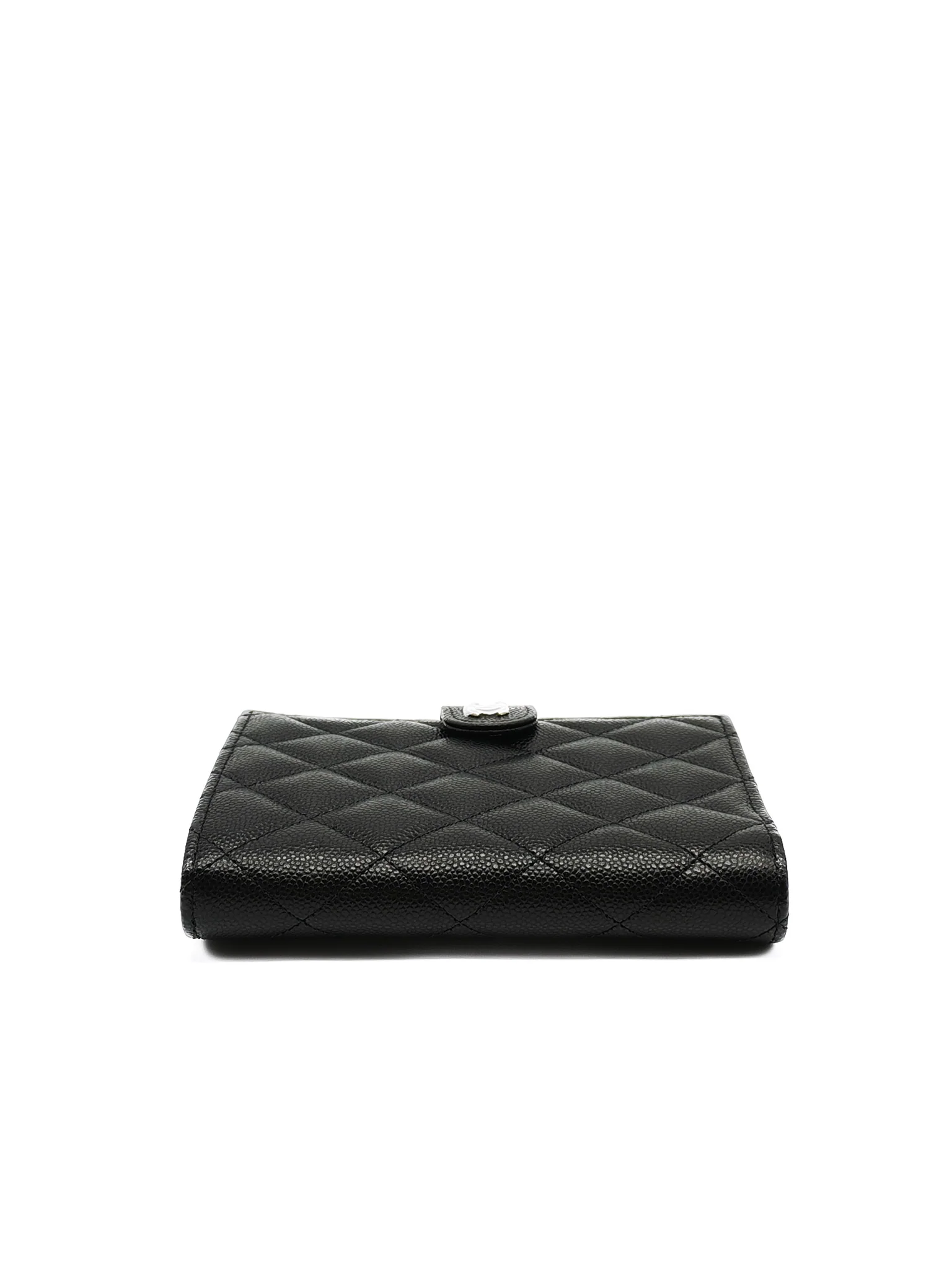 Chanel Passport Holder in Black Caviar Leather and Light Gold Hardware (Microchip) TK****2G - Image 7
