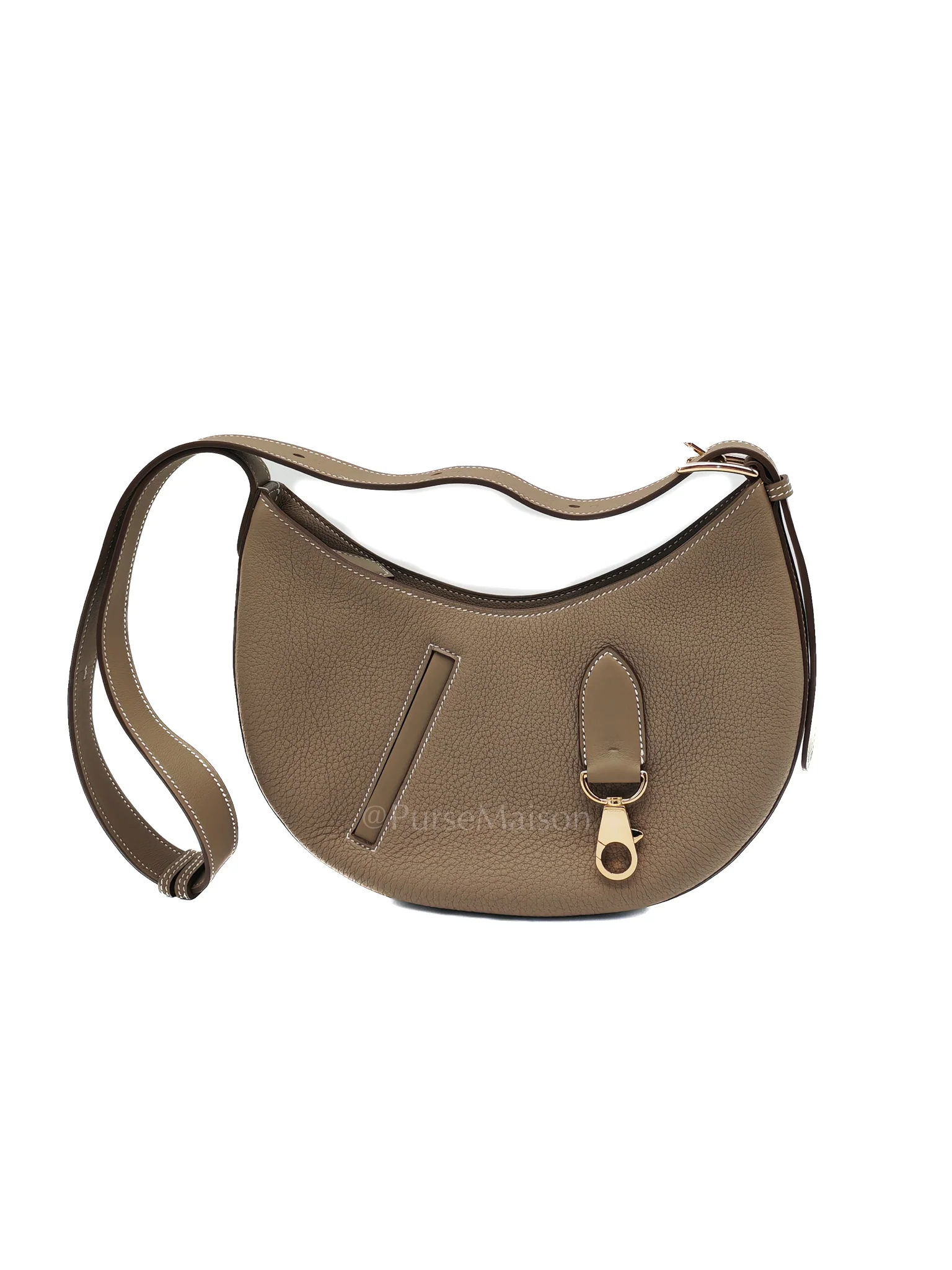 Hermes Petite Arcon Etoupe Togo and Swift Leather in Gold Hardware Stamp W (2024) - Image 3