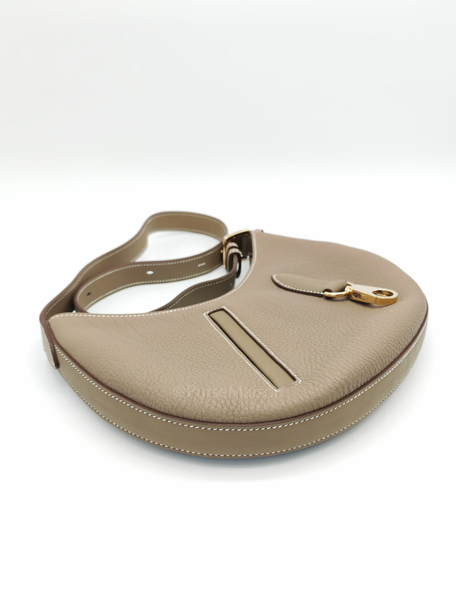Hermes Petite Arcon Etoupe Togo and Swift Leather in Gold Hardware Stamp W (2024) - Image 8