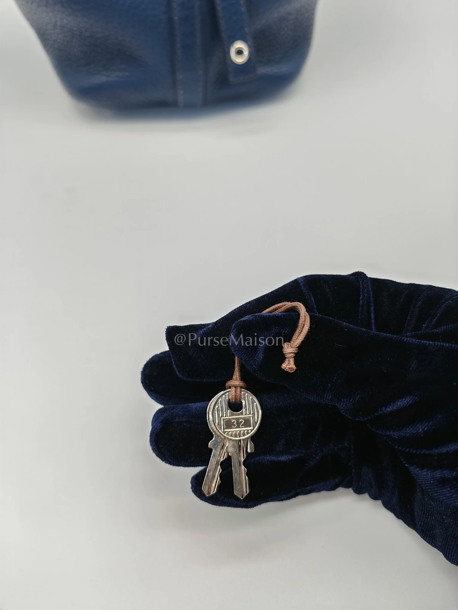 Hermes Picotin 18 in Blue Clemence Leather and Palladium Hardware Stamp M Square (2009) - Image 23