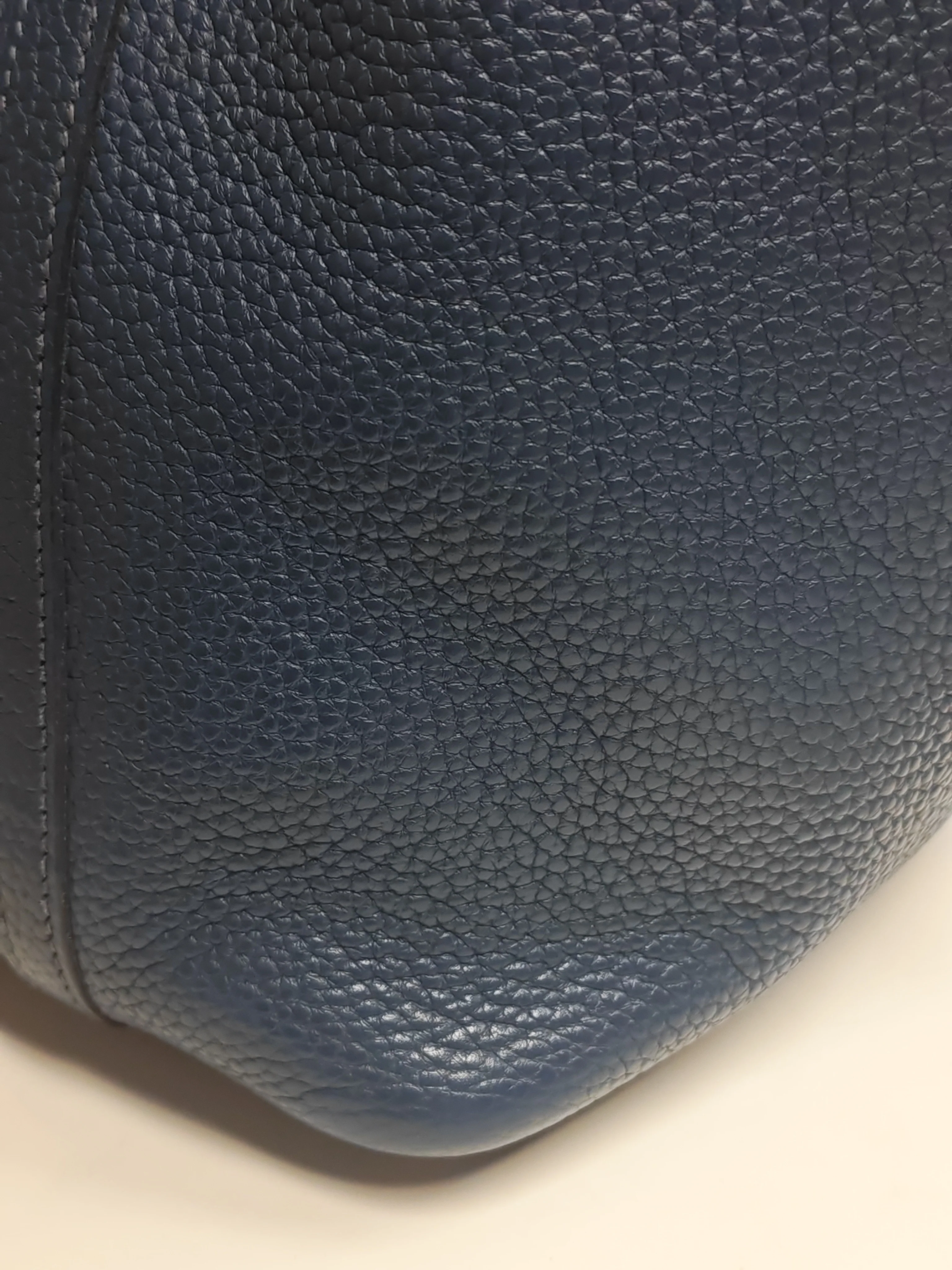 Hermes Picotin 18 in Blue Clemence Leather and Palladium Hardware Stamp M Square (2009) - Image 34