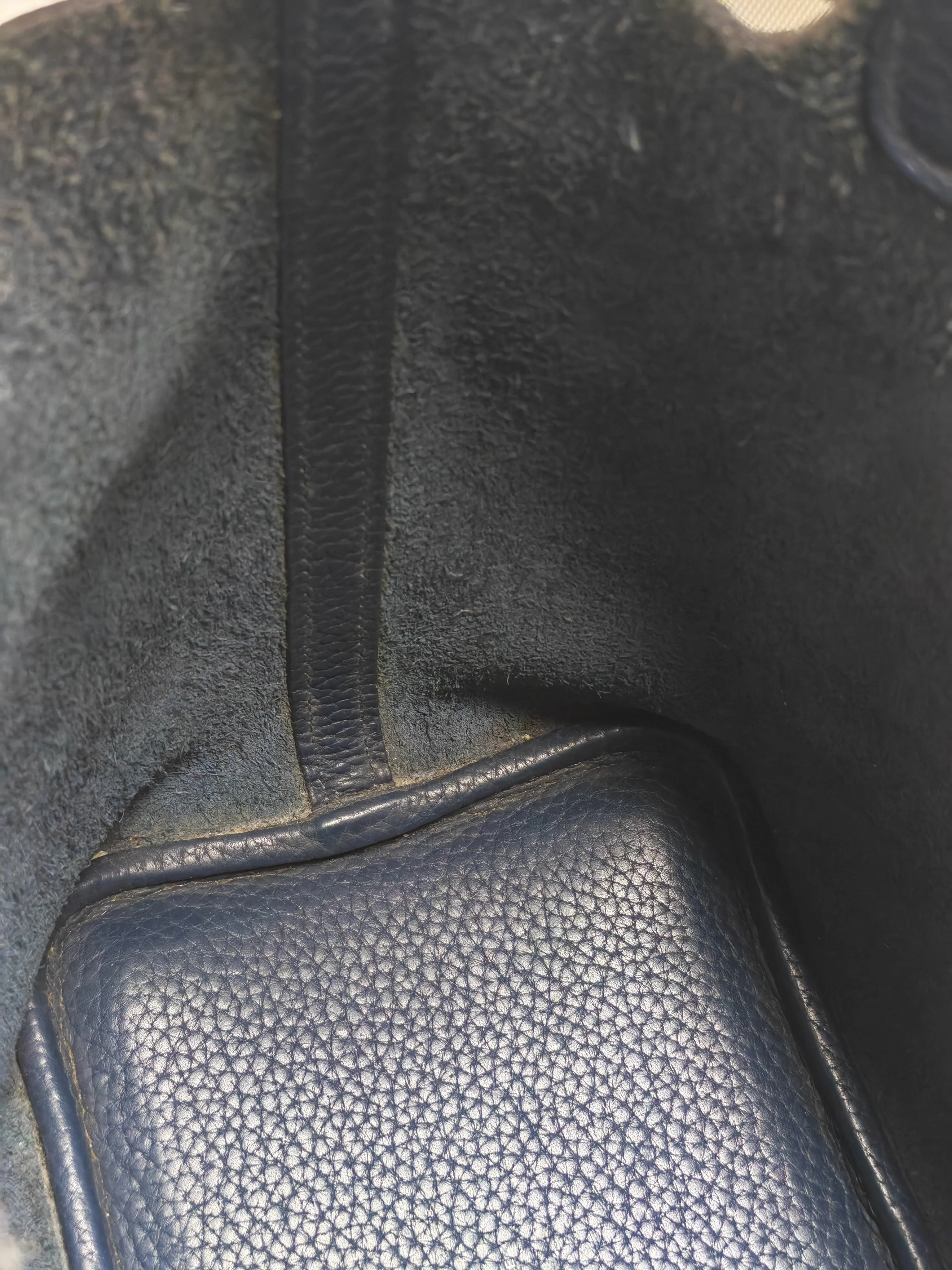 Hermes Picotin 18 in Blue Clemence Leather and Palladium Hardware Stamp M Square (2009) - Image 43