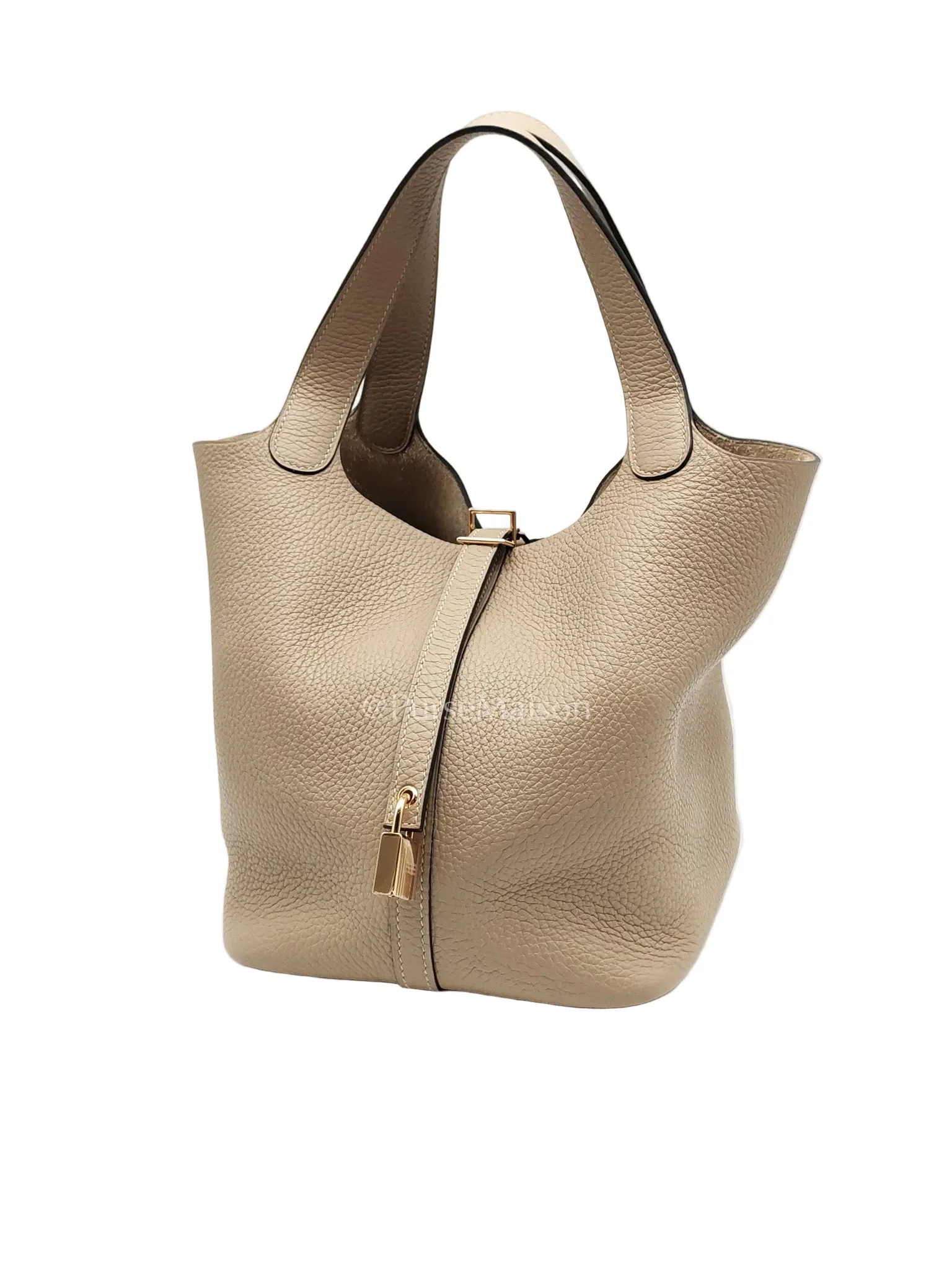 Hermes Picotin 22 Trench in Clemence Leather and Gold Hardware Stamp U (2022) - Image 3