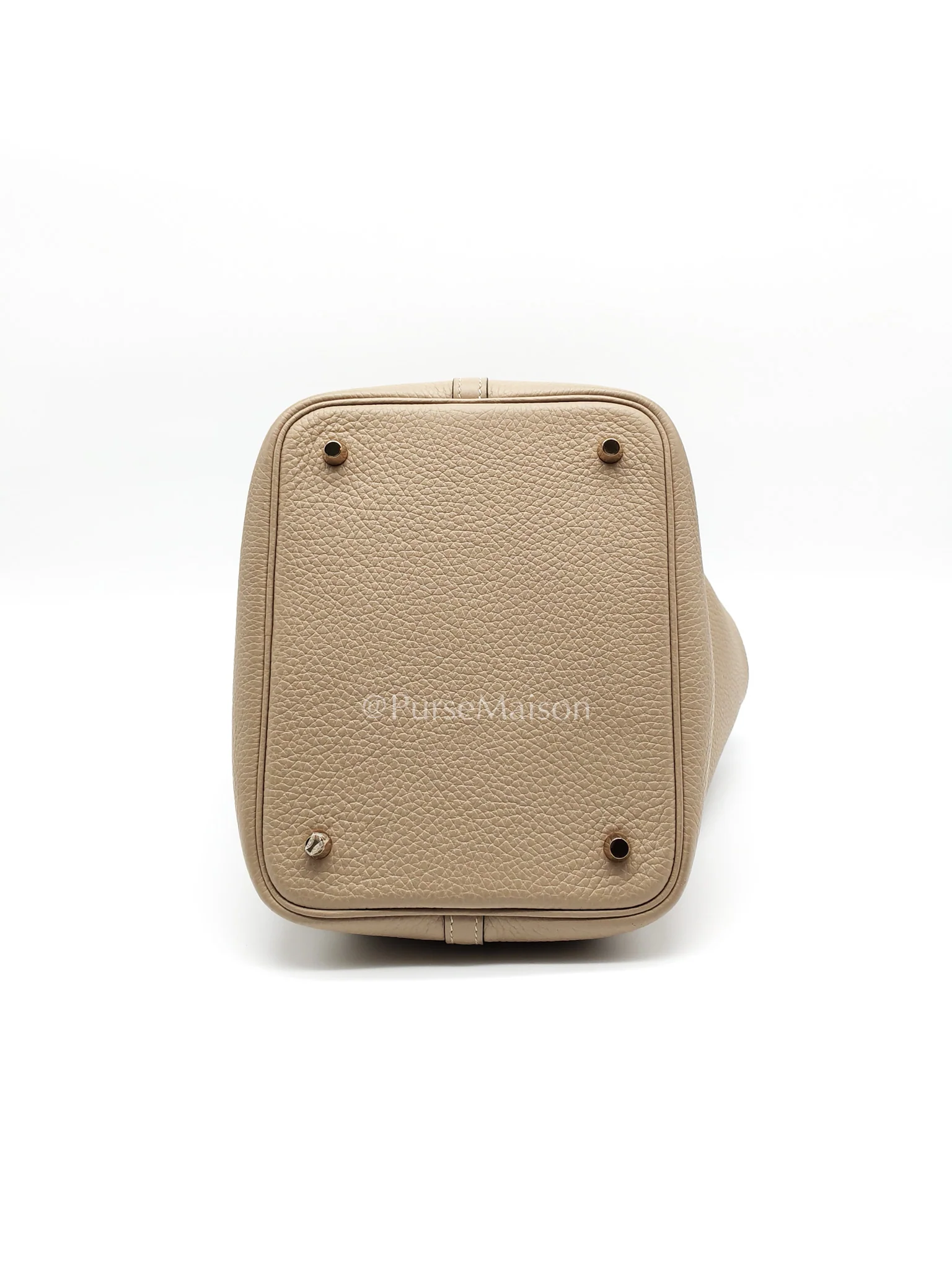 Hermes Picotin 22 Trench in Clemence Leather and Gold Hardware Stamp U (2022) - Image 7