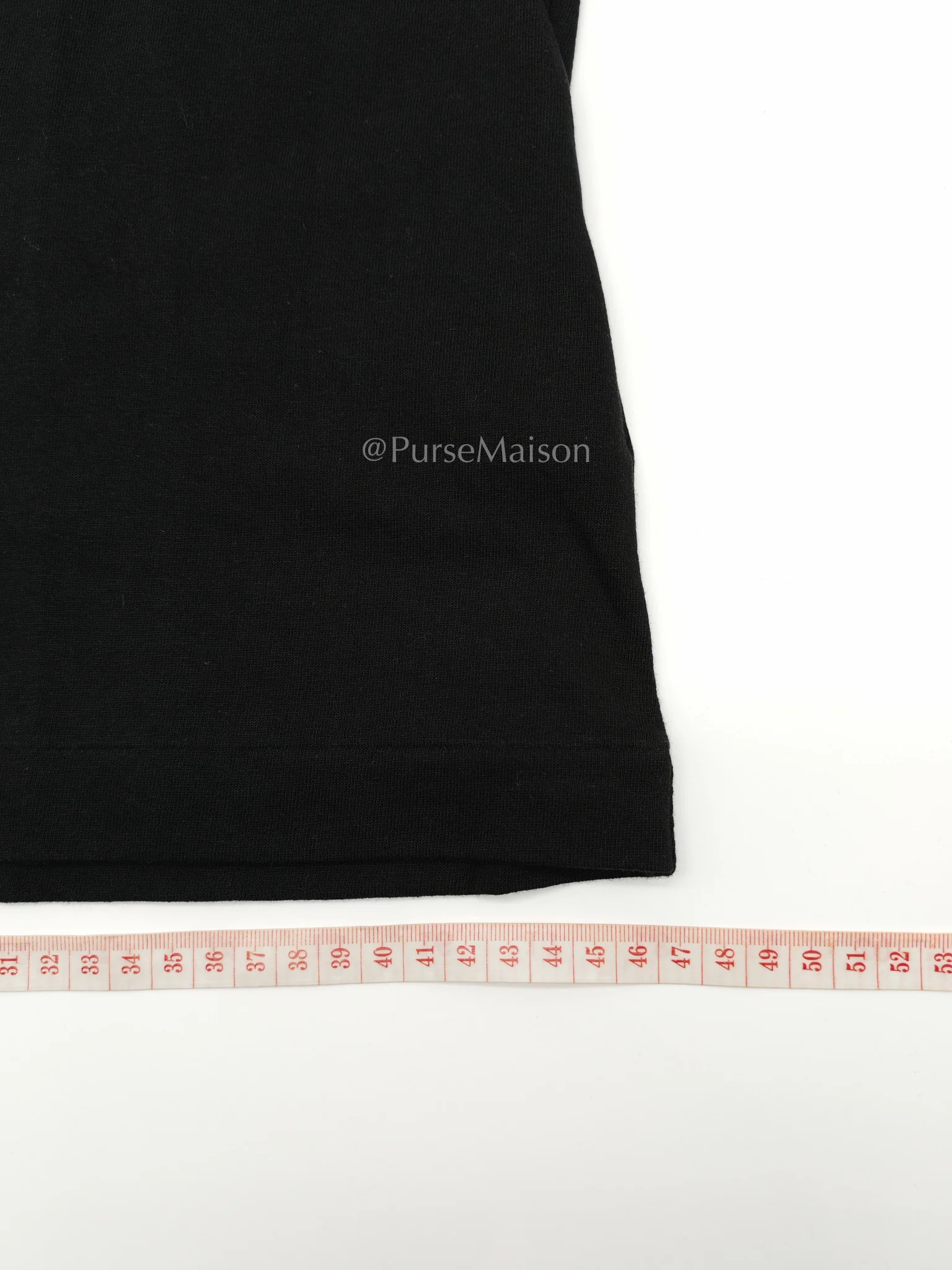 COMME des GARCONS Play Black Cotton T-shirt Size L - Image 7